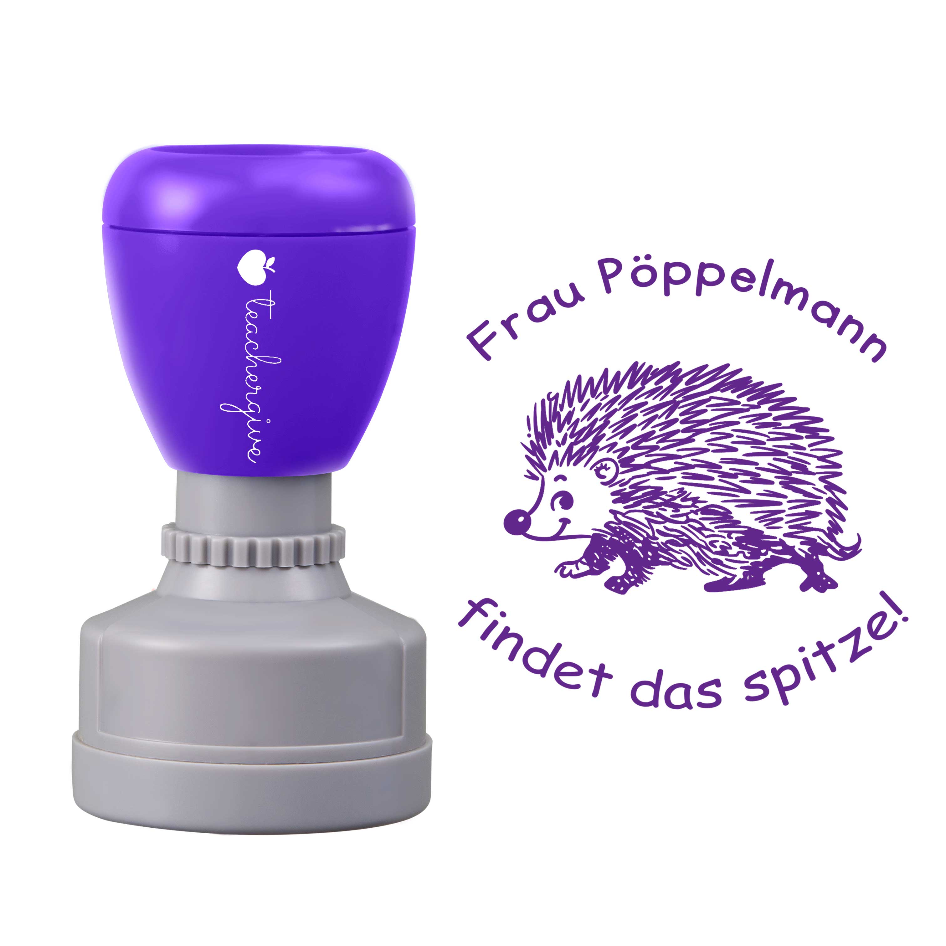 Personalisiert findet das spitze Lehrer Stempel