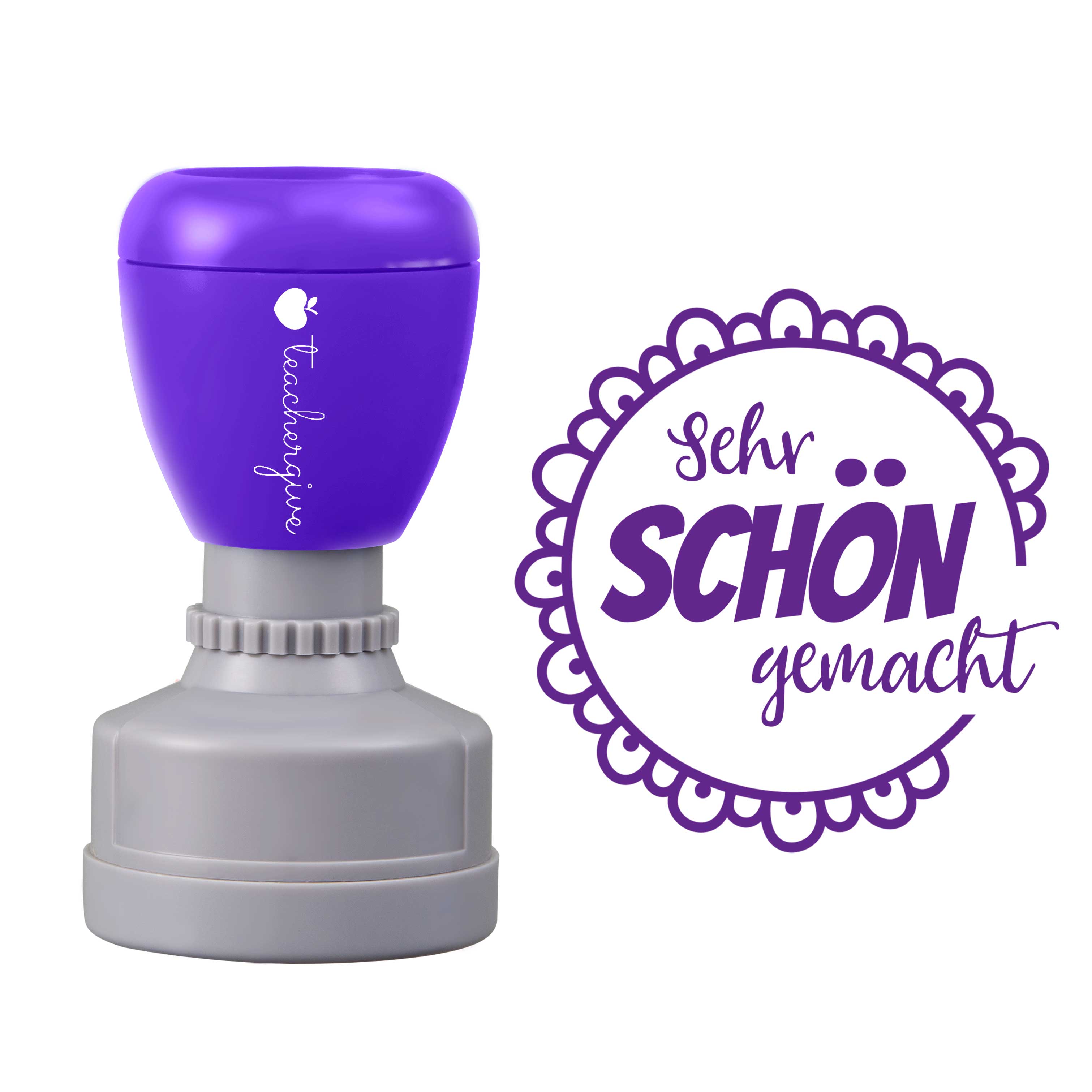 Sehr schön gemacht Lehrer Stempel