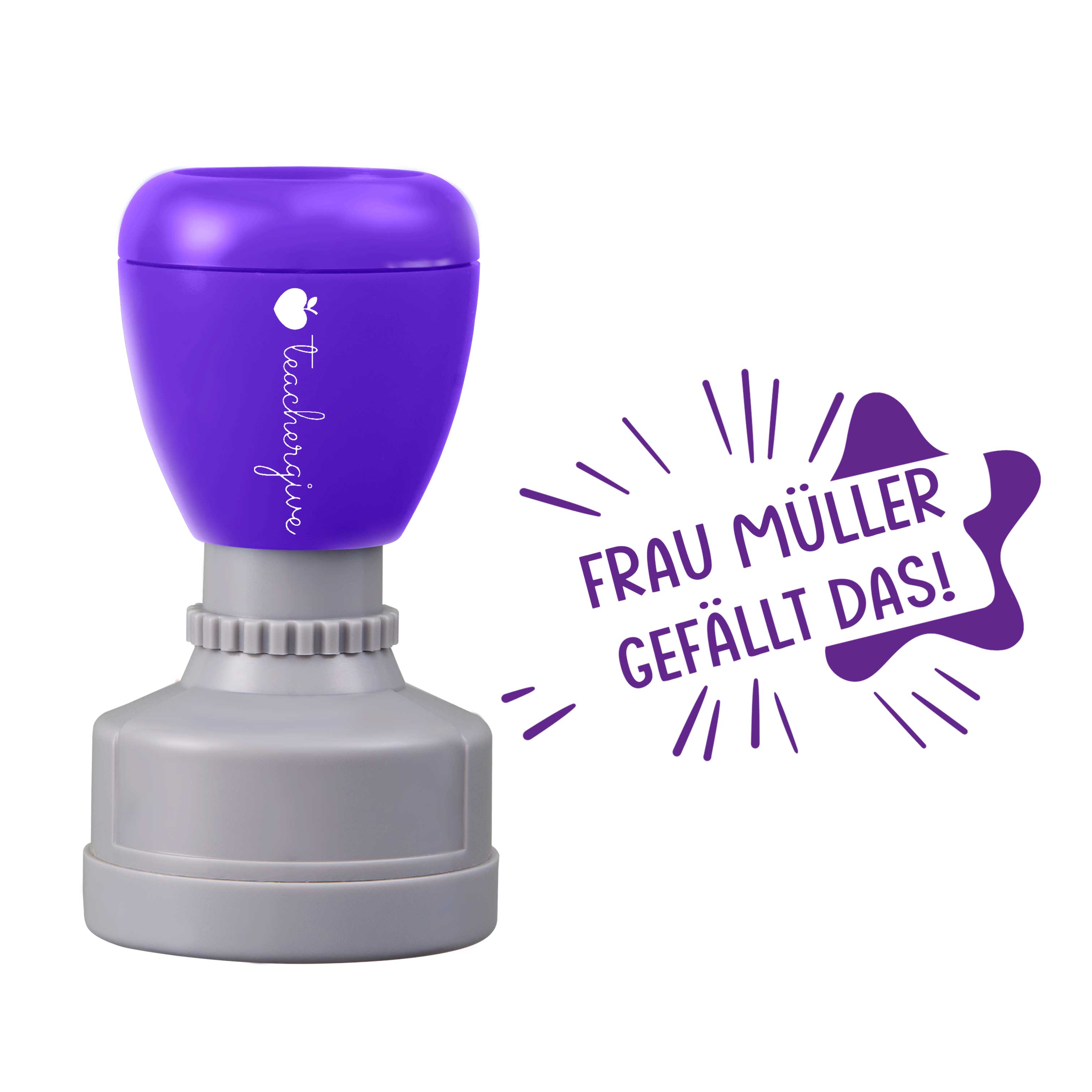 Personalisiert Name Gefällt Das Lehrer Stempel