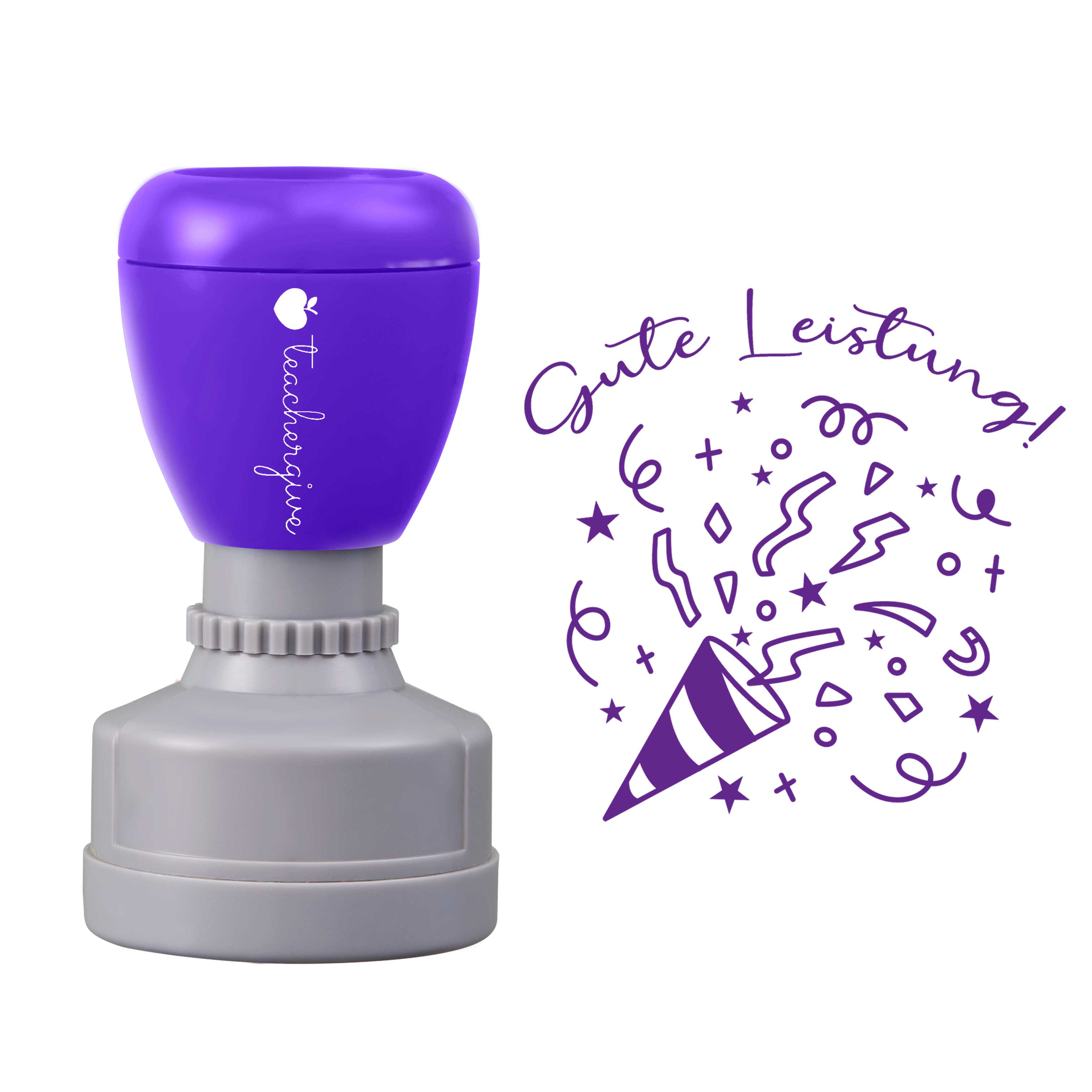 Gute Leistung Lehrer Stempel
