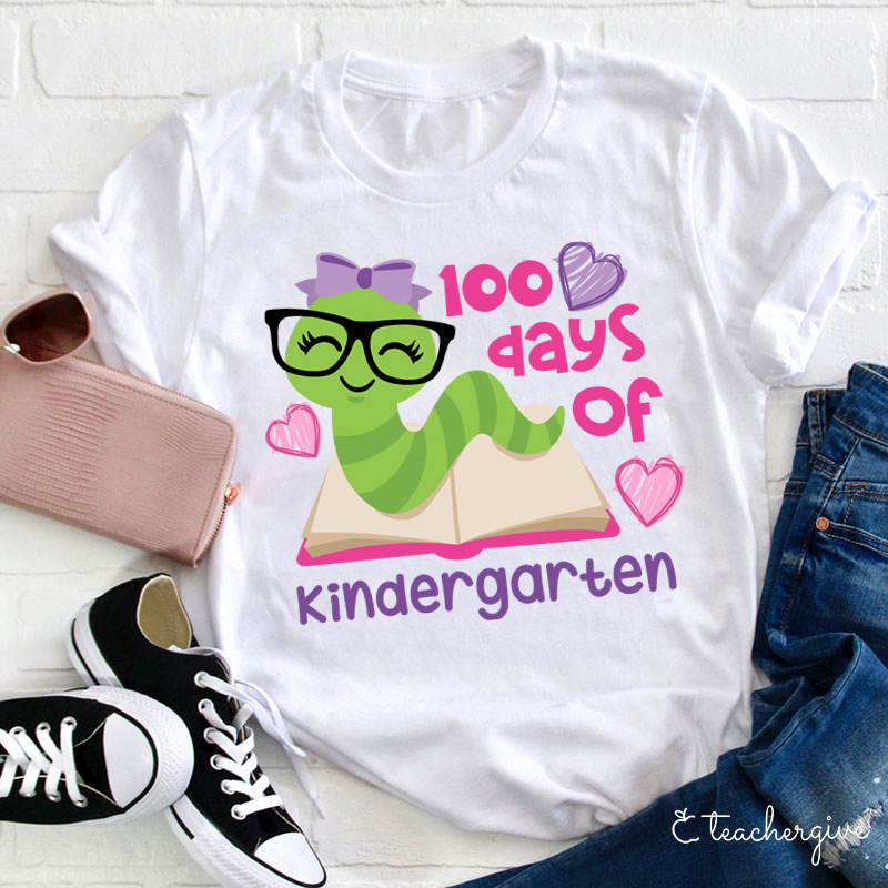 Personlized 100 Days Of Teach Teacher T-Shirt