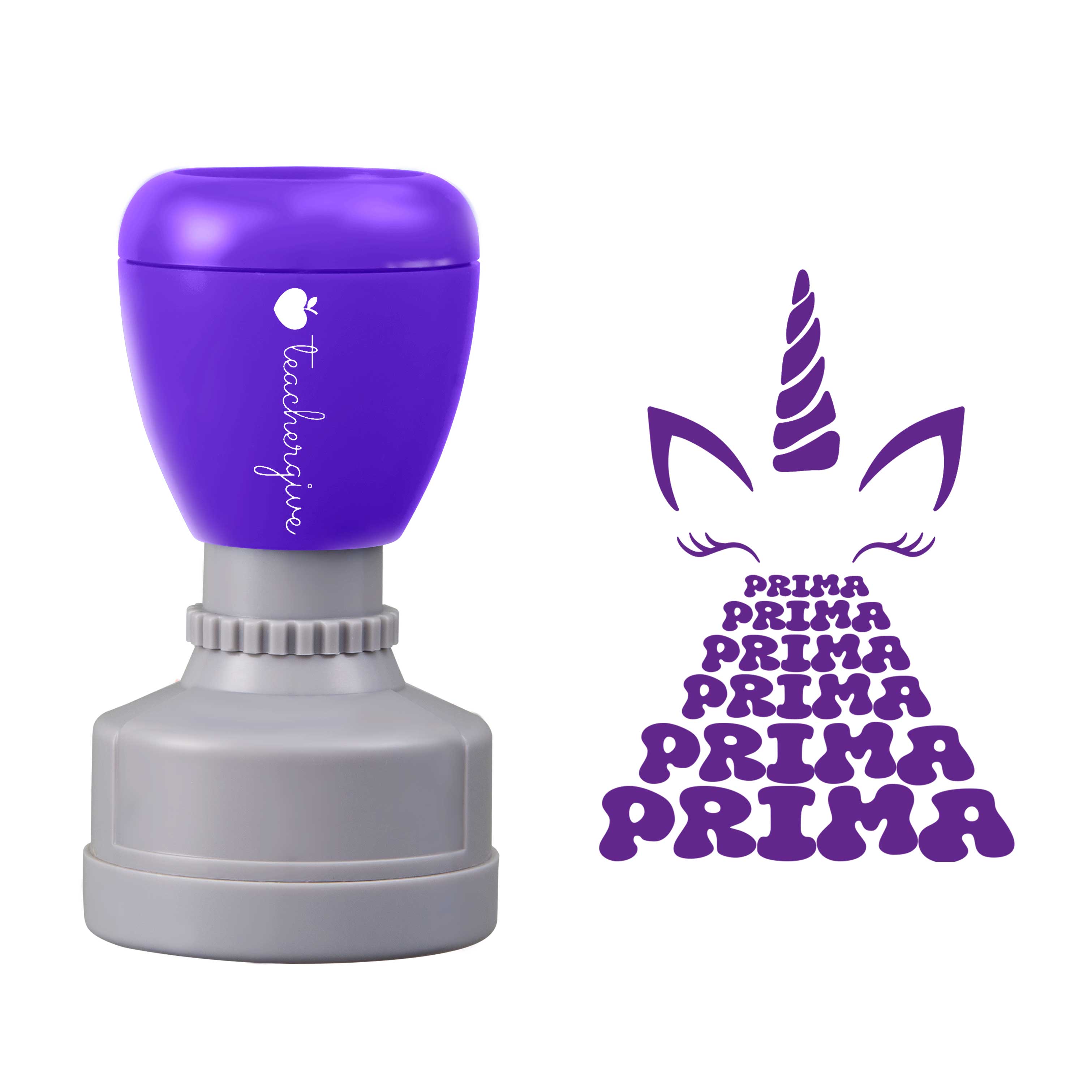 Prima Prima Prima Lehrer Stempel