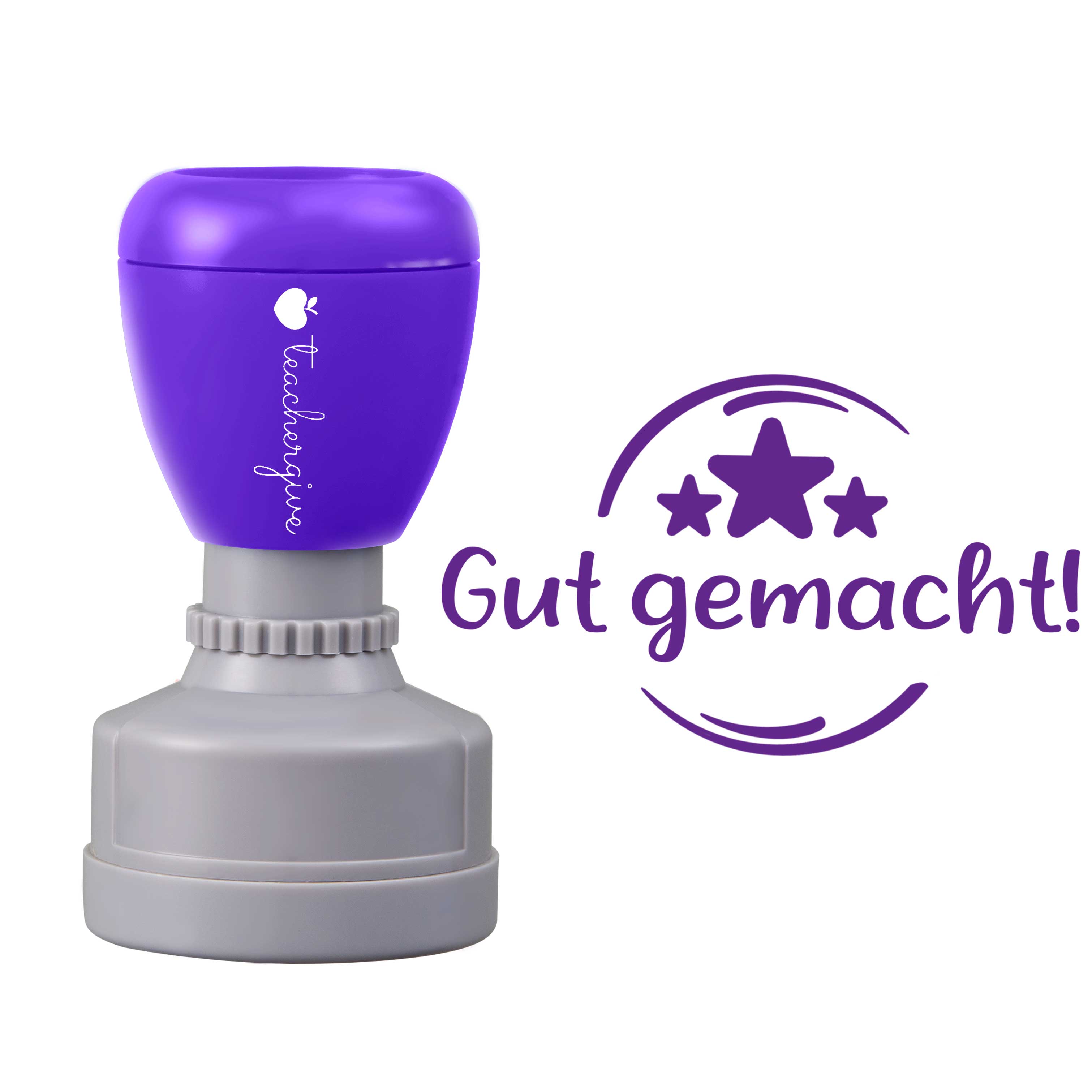 Gut gemacht Lehrer Stempel