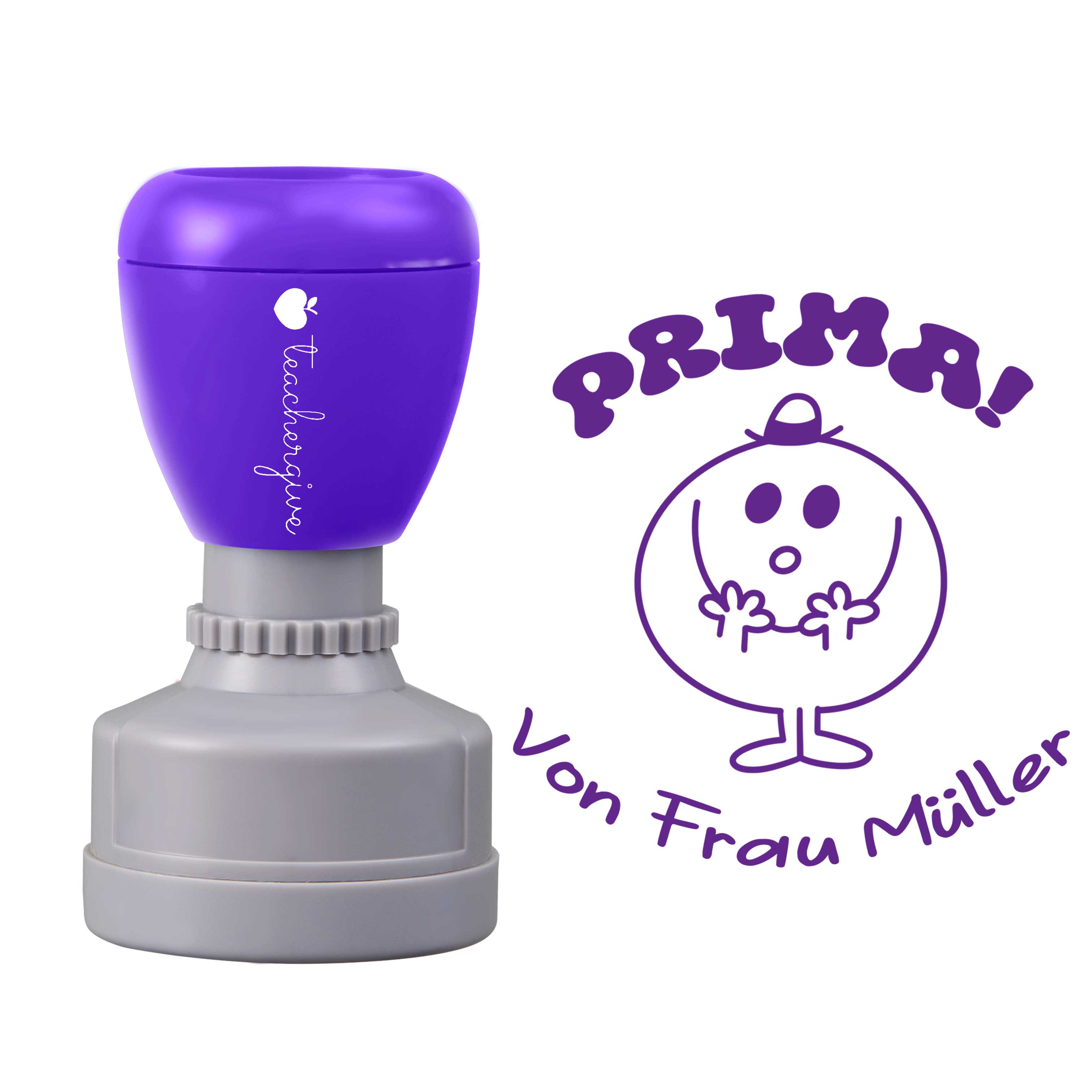 Personalisiert Name Prima Lehrer Stempel