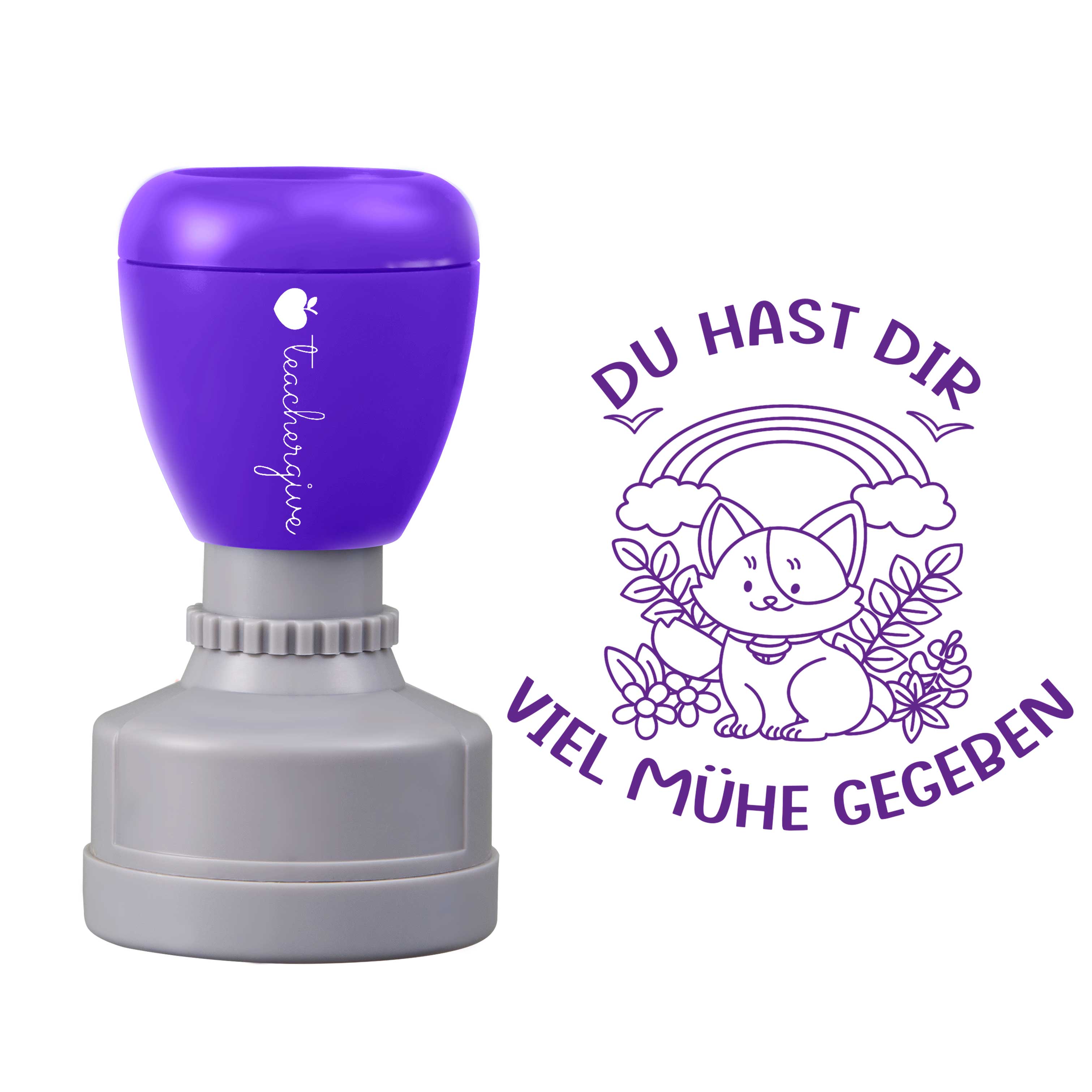 Du Hast Dir Viel Mühe Gegeben Lehrer Stempel