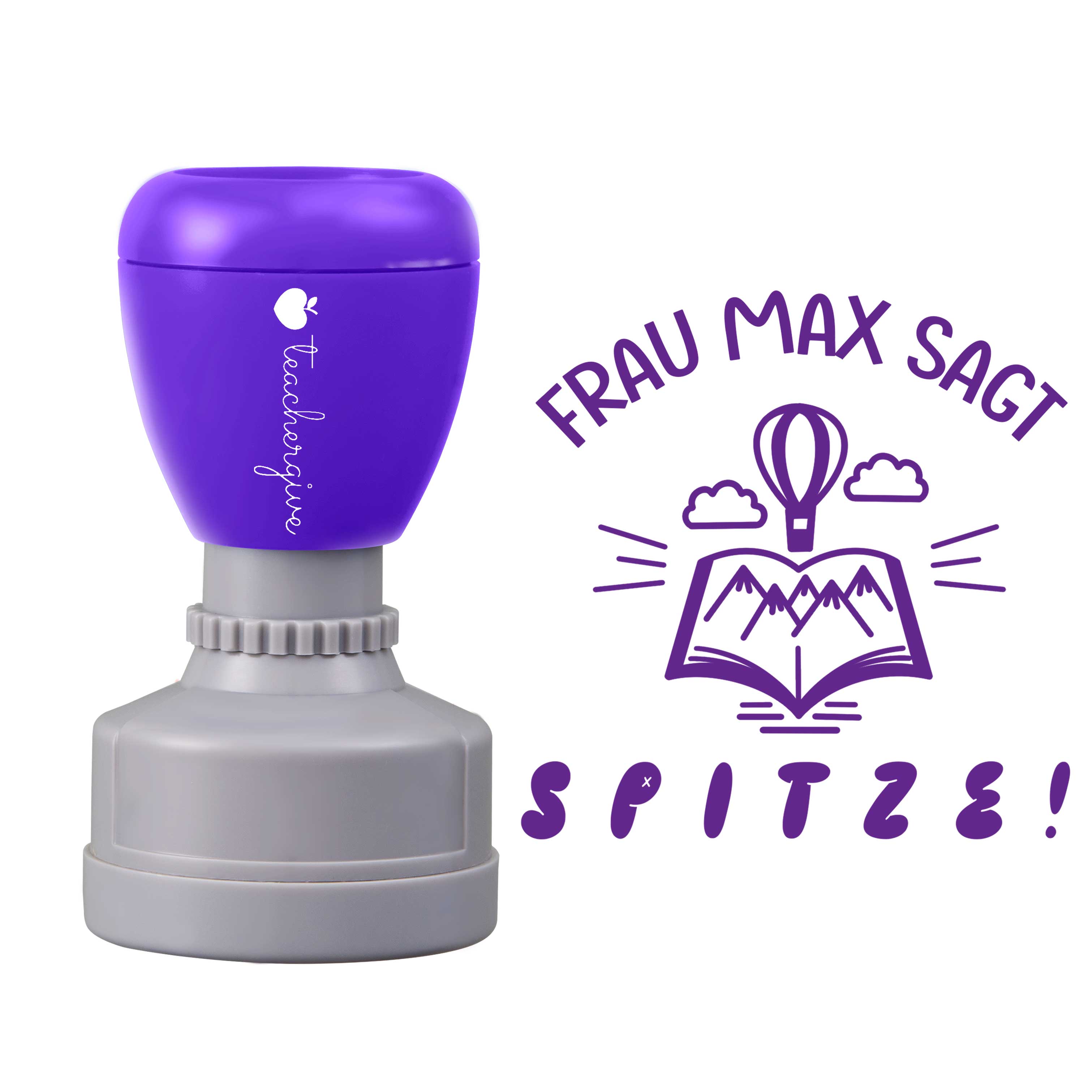 Personalisiert Sagt Spitze Lehrer Stempel