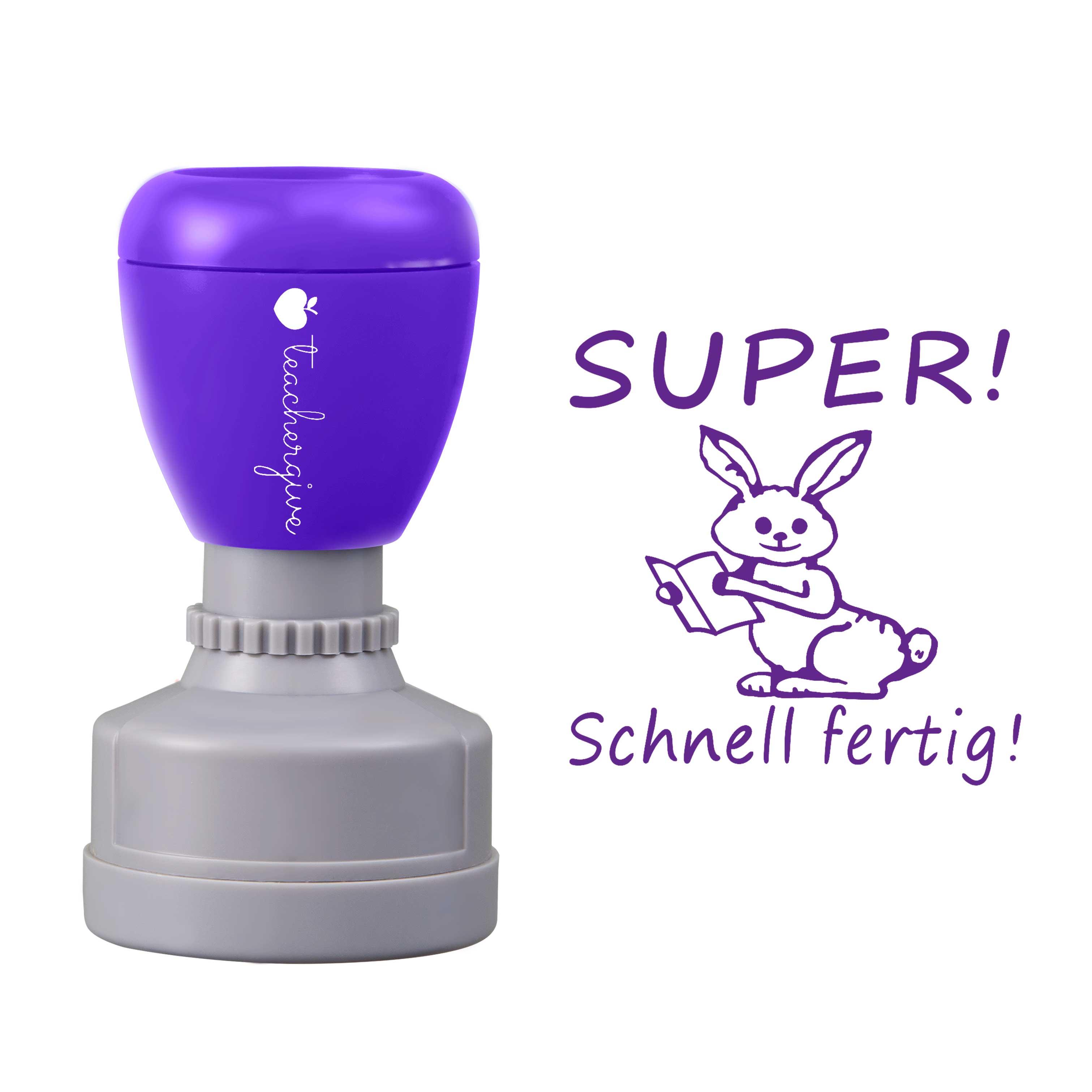 Super Schnell Fertig Lehrer Stempel