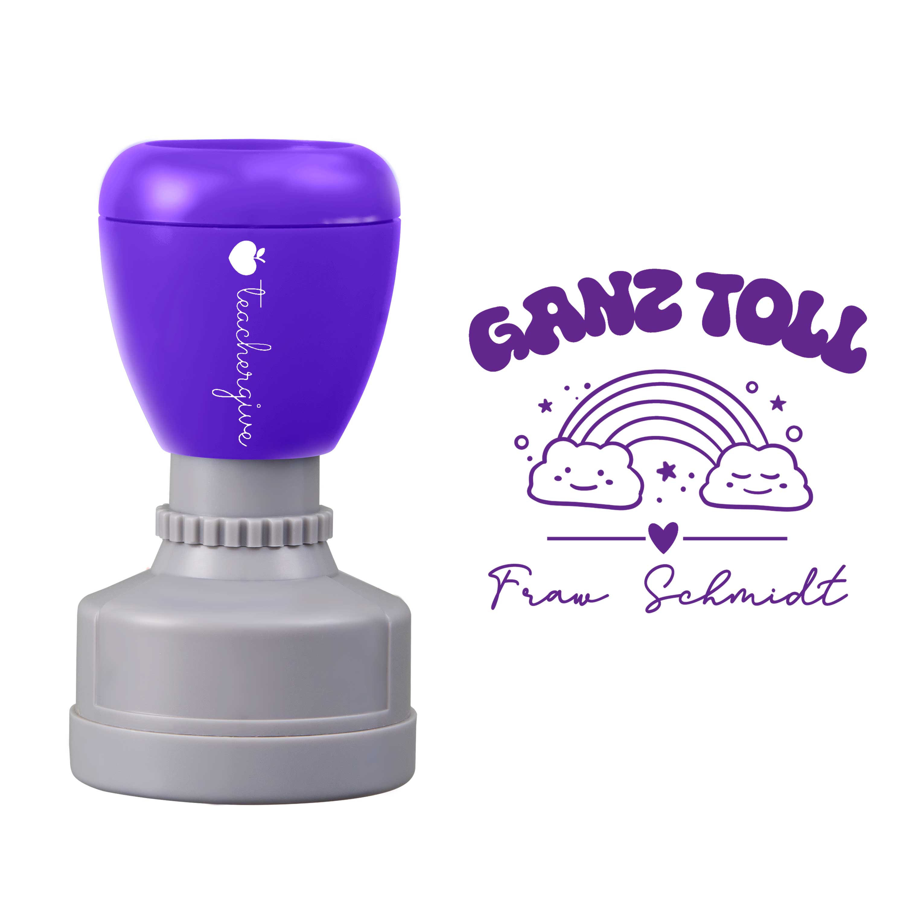 Personalisiert Ganz Toll Lehrer Stempel
