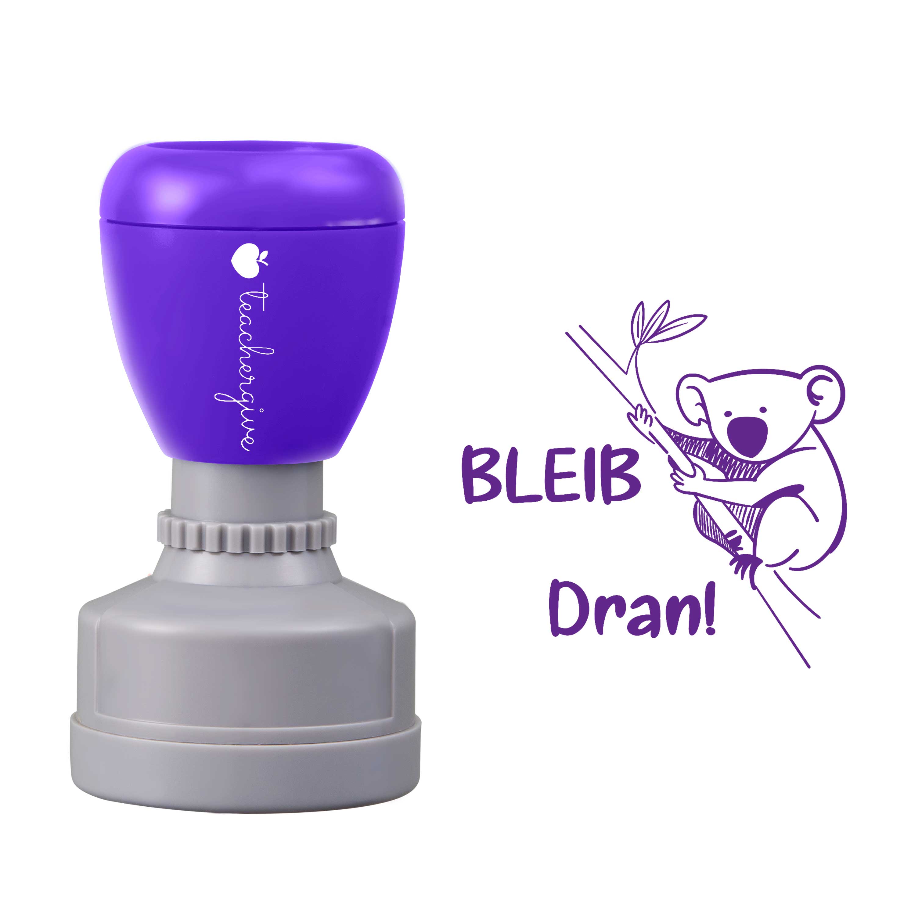 Bleib Dran Lehrer Stempel