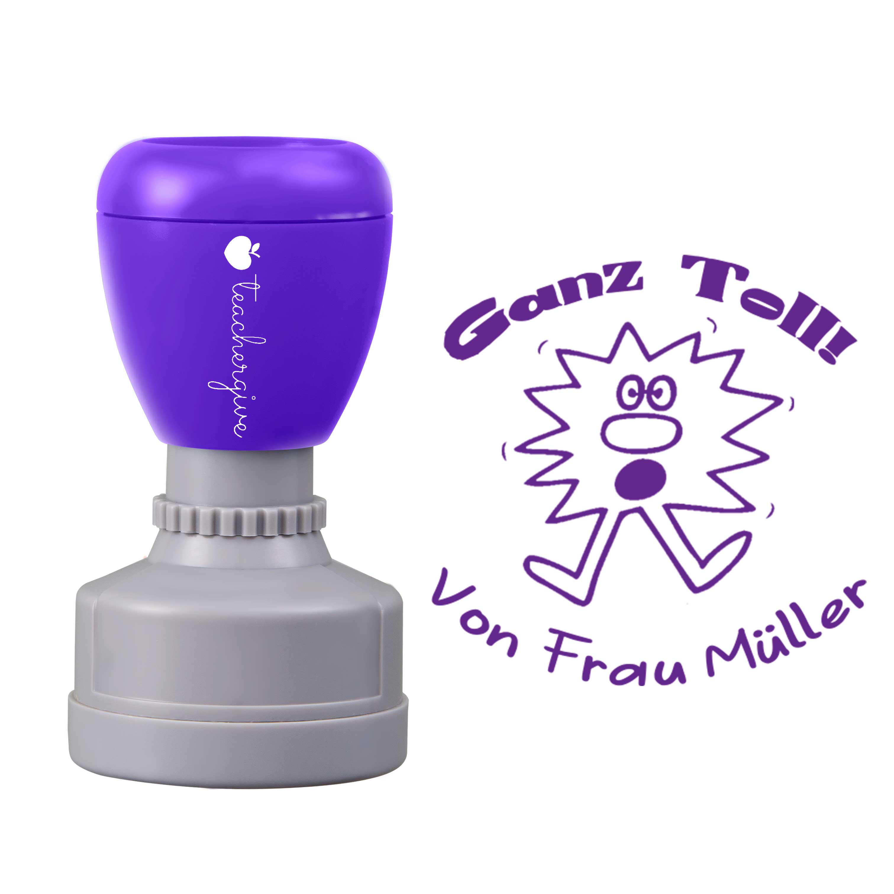 Personalisiert Name Ganz Toll Lehrer Stempel