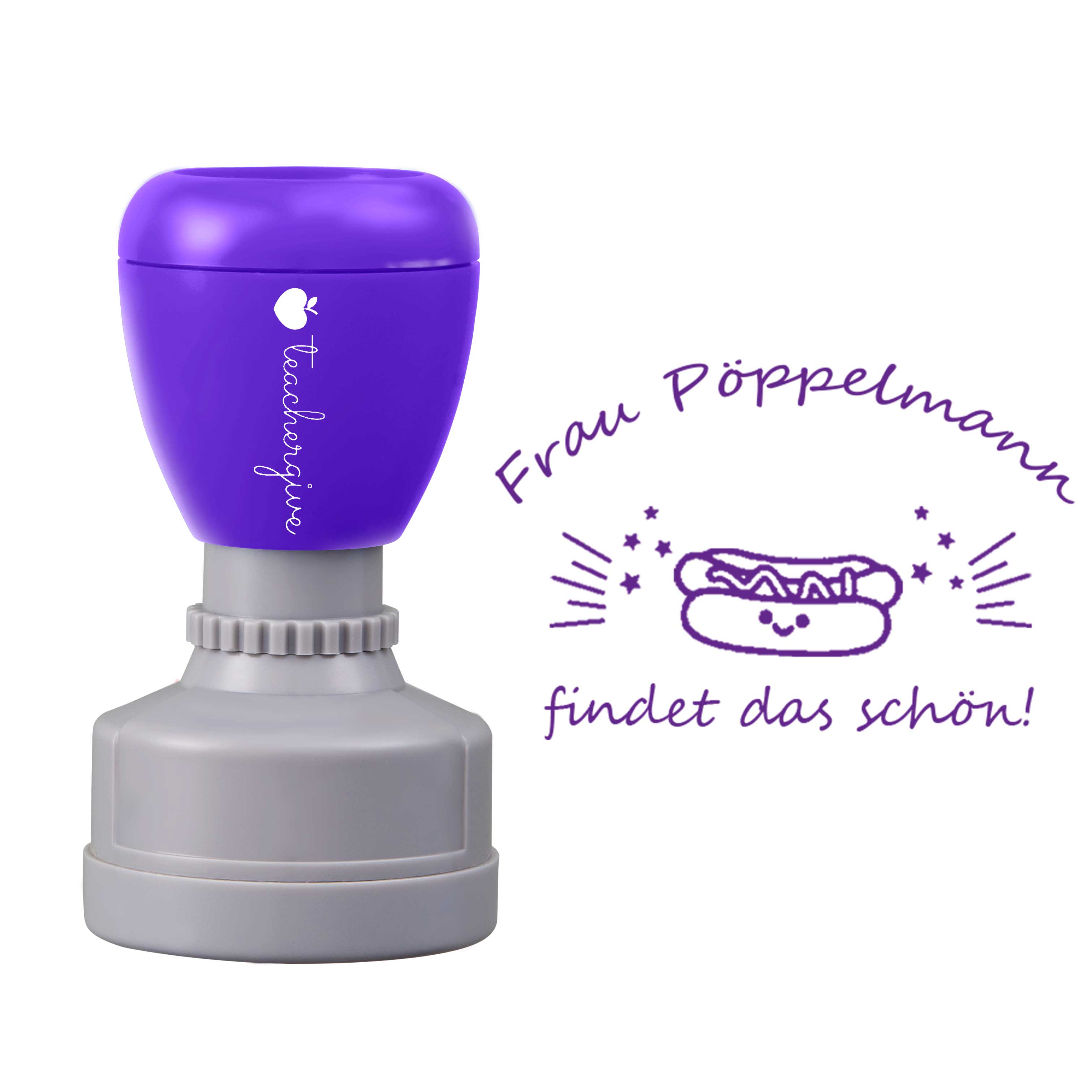 Personalisiert Findet Das Schön Lehrer Stempel
