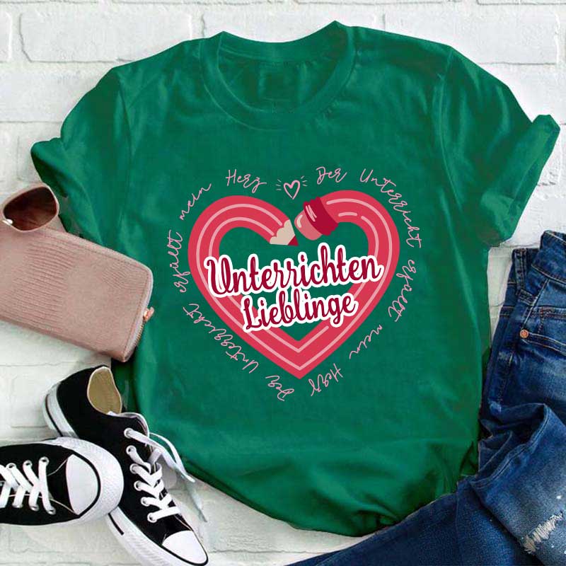 Unterrichten Lieblinge Lehrer T-Shirt