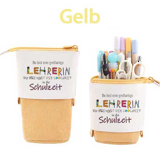 Du bist eine großartige Lehrerin Federmäppchen Mäppchen