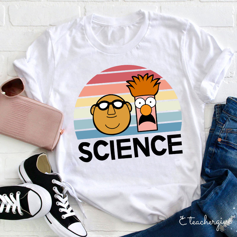 Bunsen And Beaker Science Teacher T-Shirt