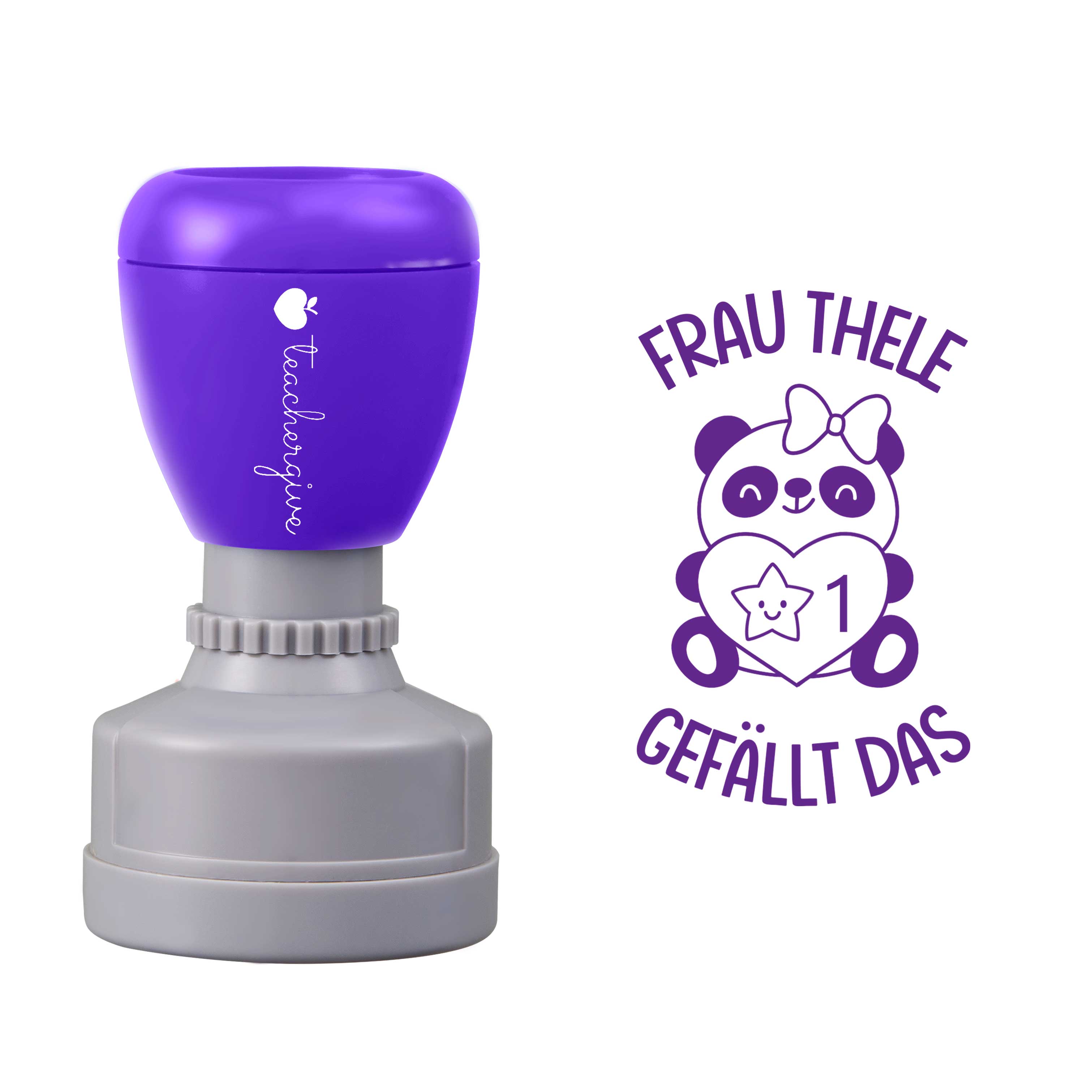 Personalisiert Gefällt Das Lehrer Stempel