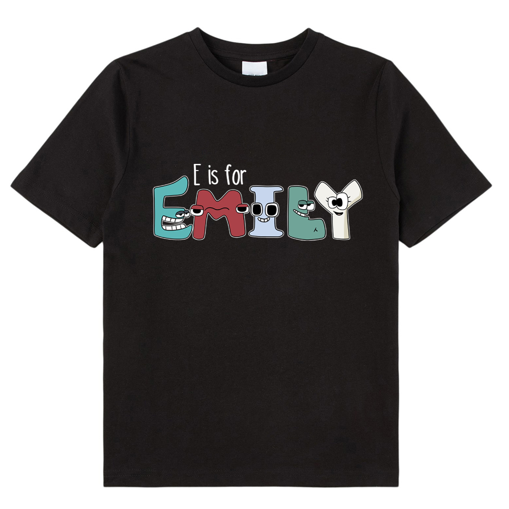 Personalized Funny Letters Kids T-Shirt