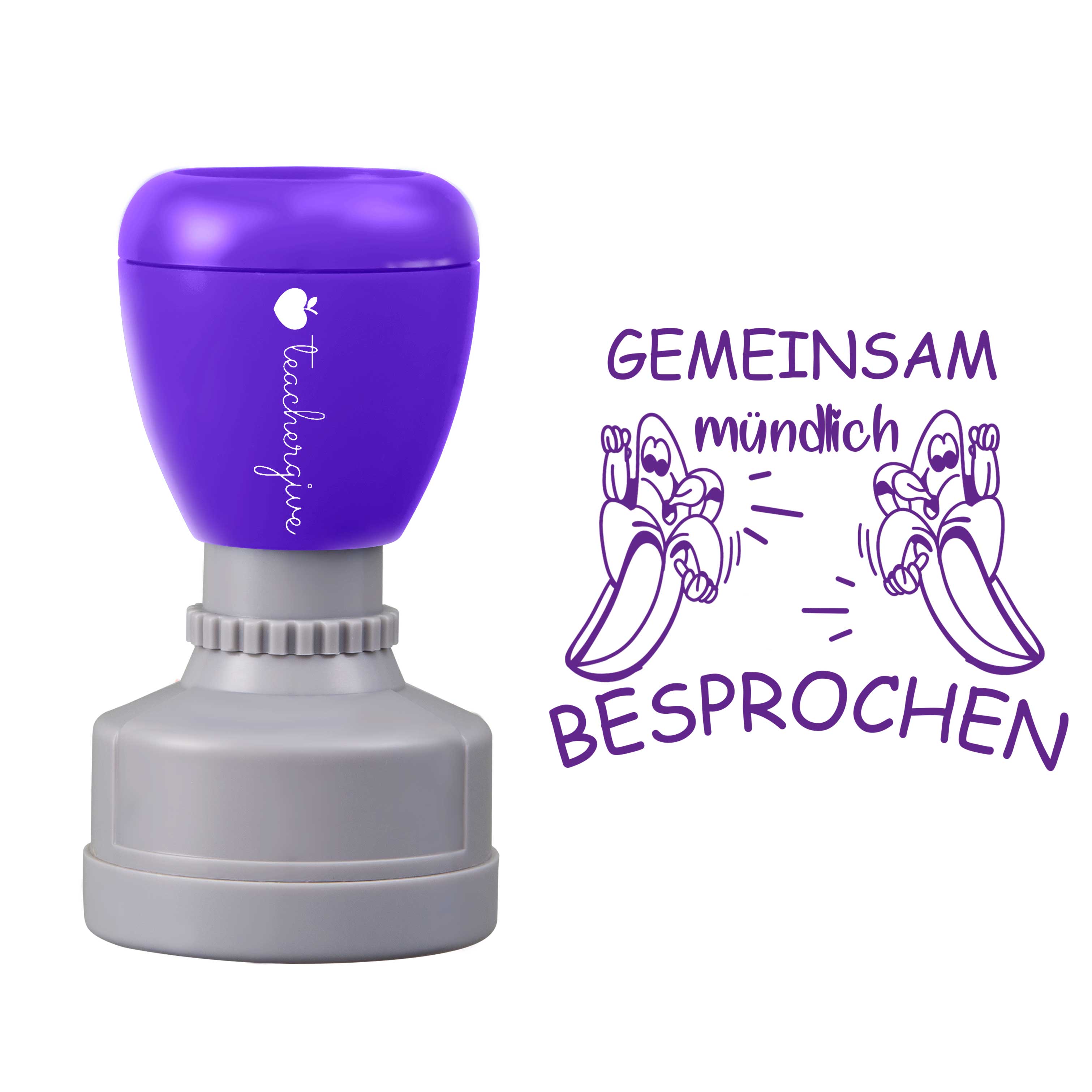 Gemeinsam Mündlich Besprochen Lehrer Stempel