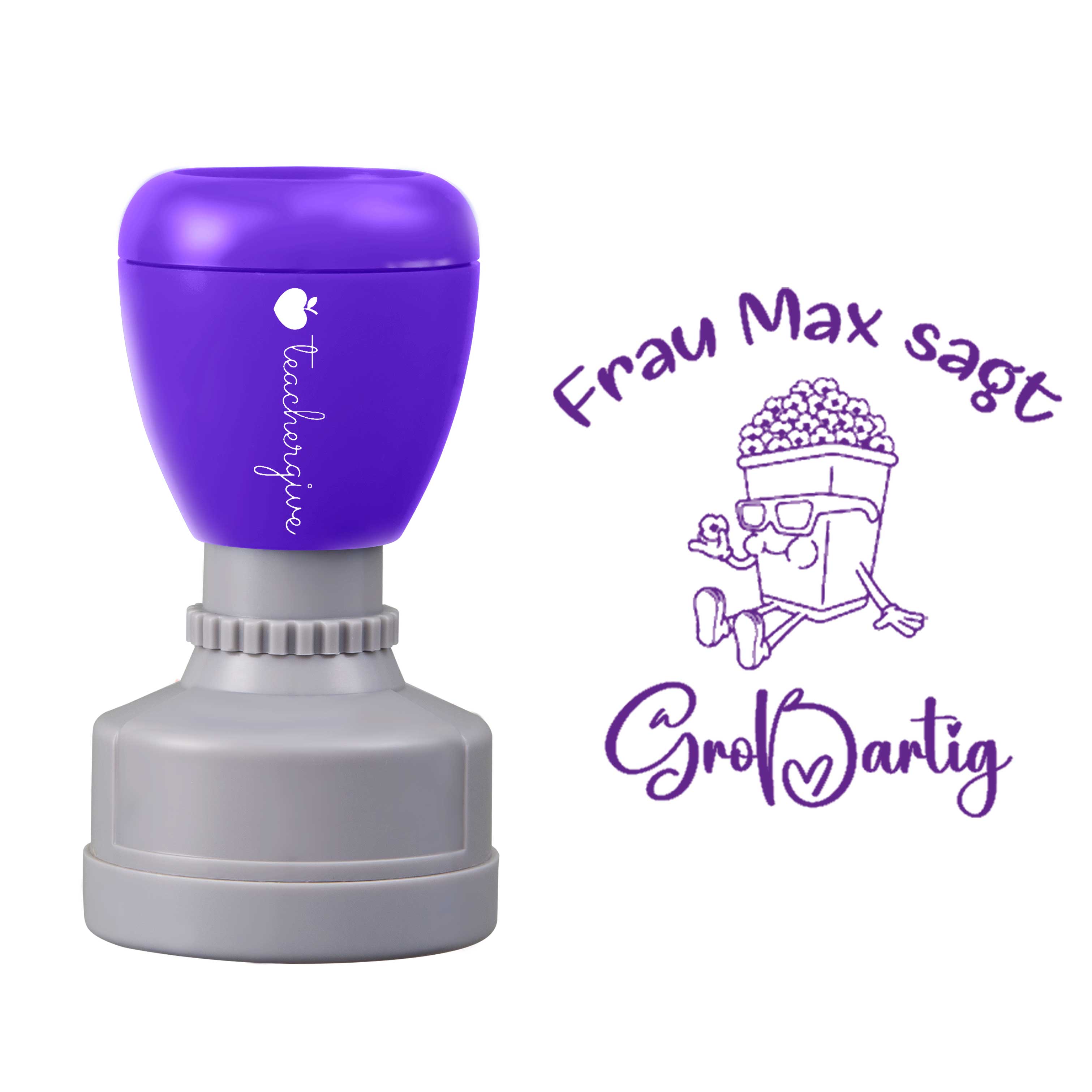 Personalisiert Sagt Großartig Lehrer Stempel