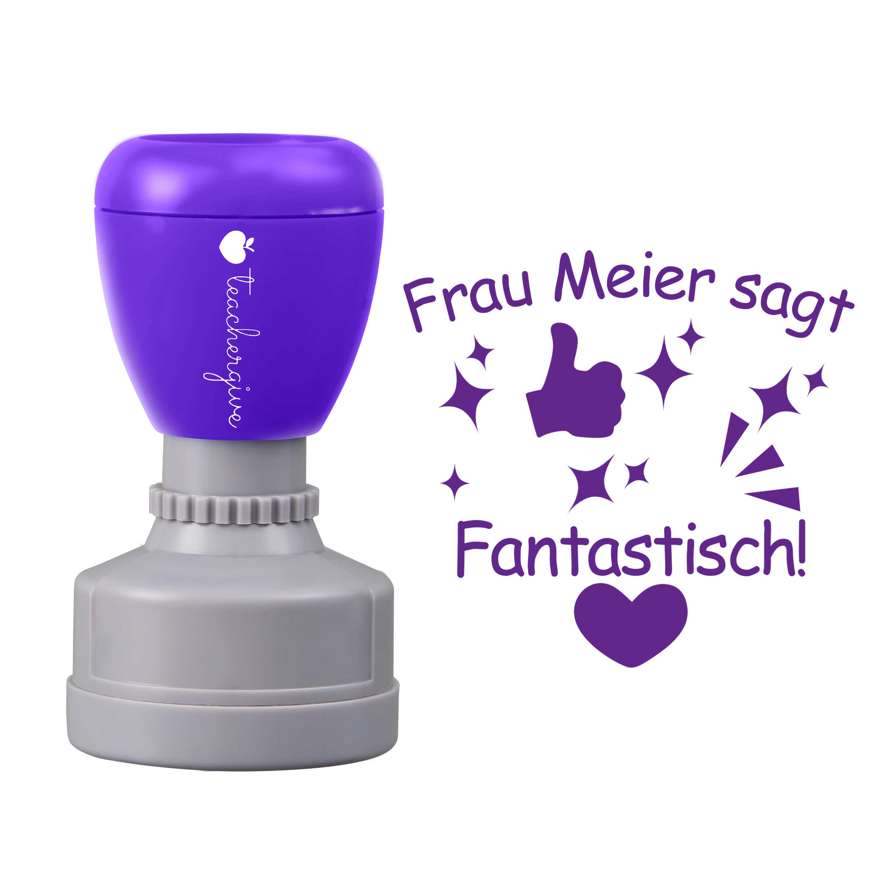 Personalisiert Die Lehrerin Sagt Fantastisch Lehrer Stempel