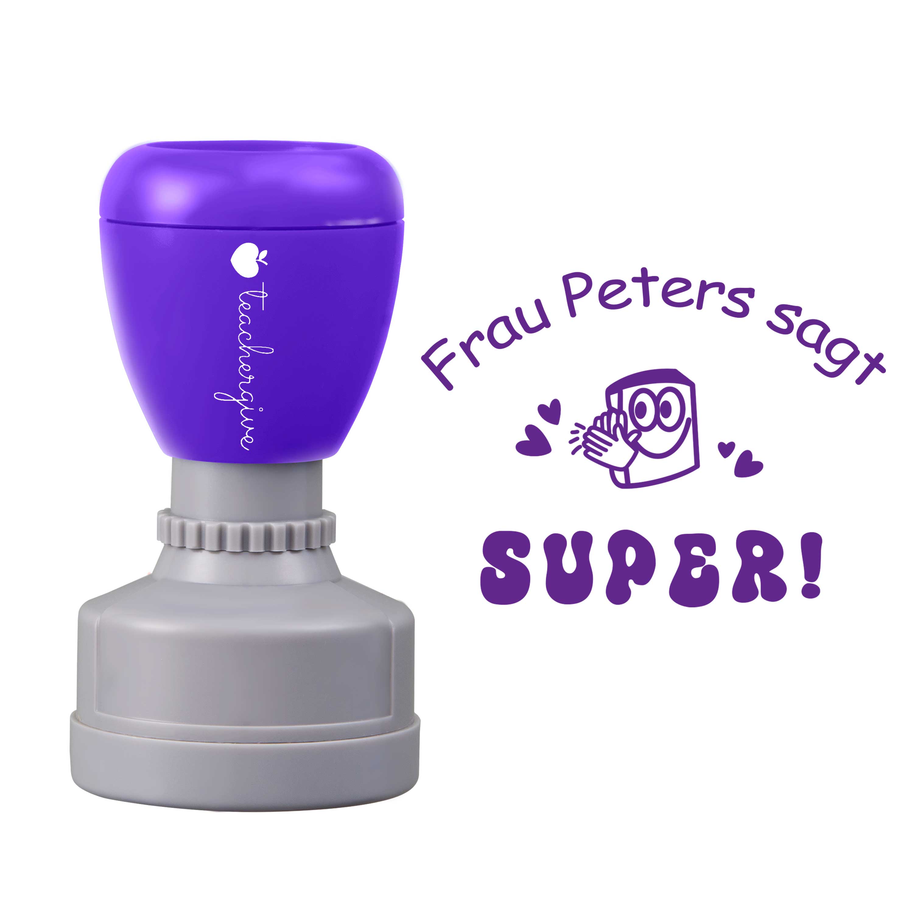 Personalisiert Super Lehrer Stempel