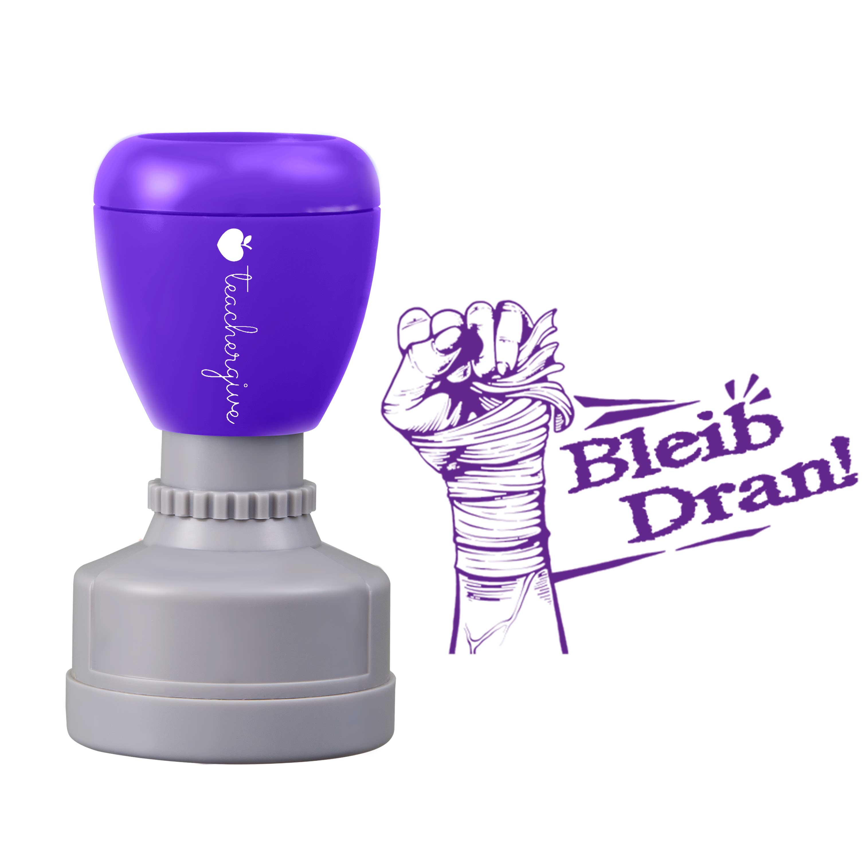 Bleib Dran Lehrer Stempel