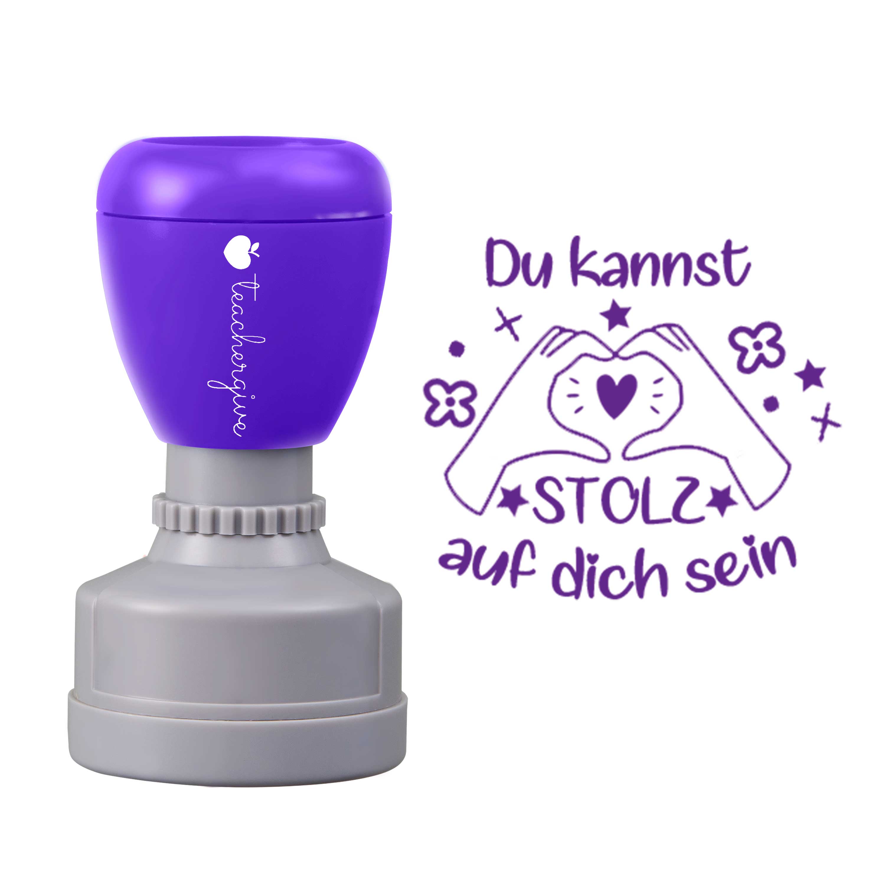 Du Kannst Stolz Auf Dich Sein Lehrer Stempel