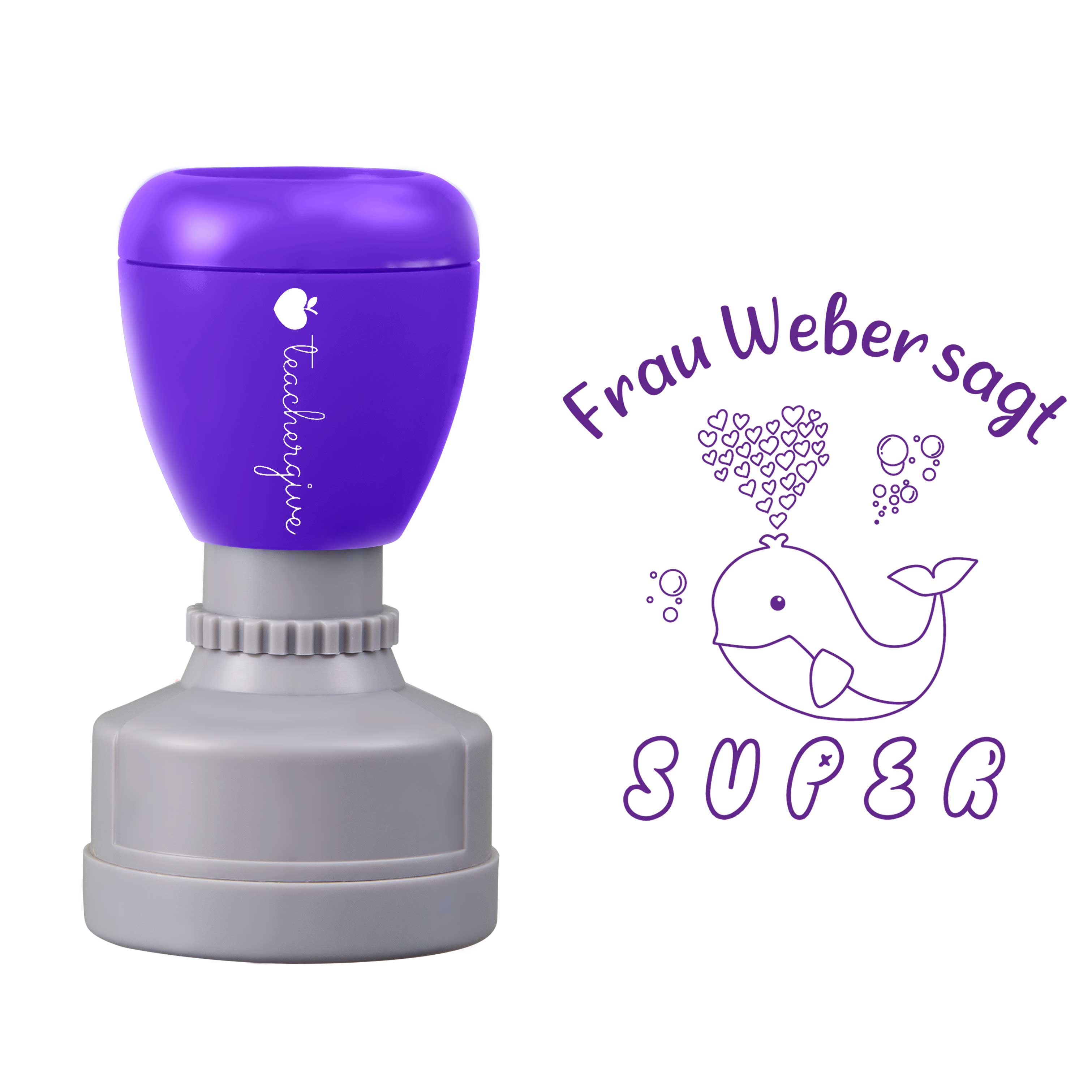 Personalisiert Super Lehrer Stempel