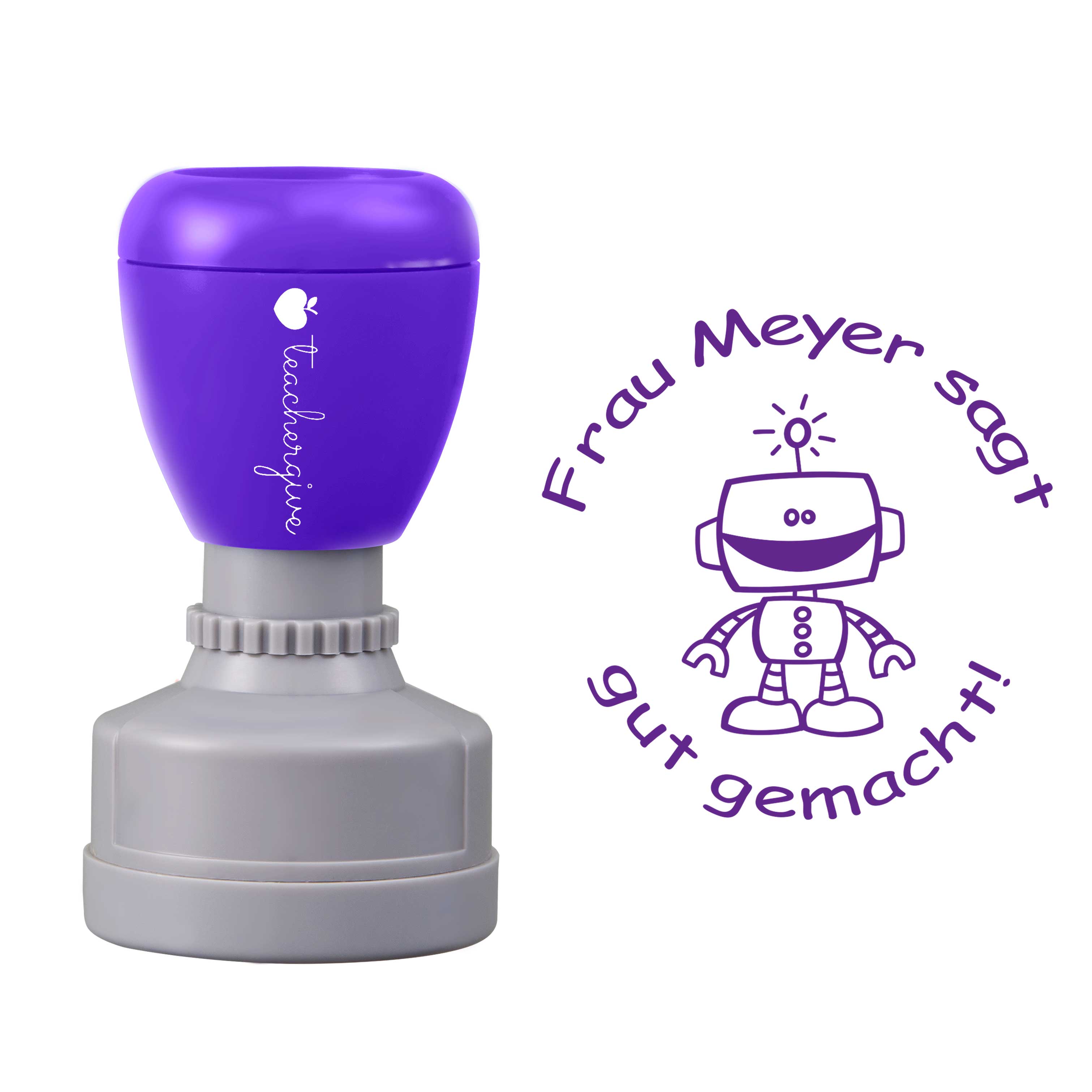 Personalisiert Sagt Gut Gemacht Lehrer Stempel