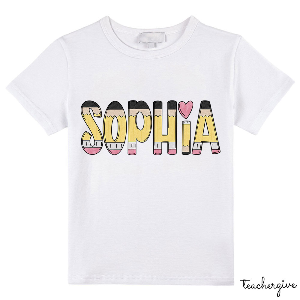 Personalized Children Who Like To Learn Kids T-Shirt