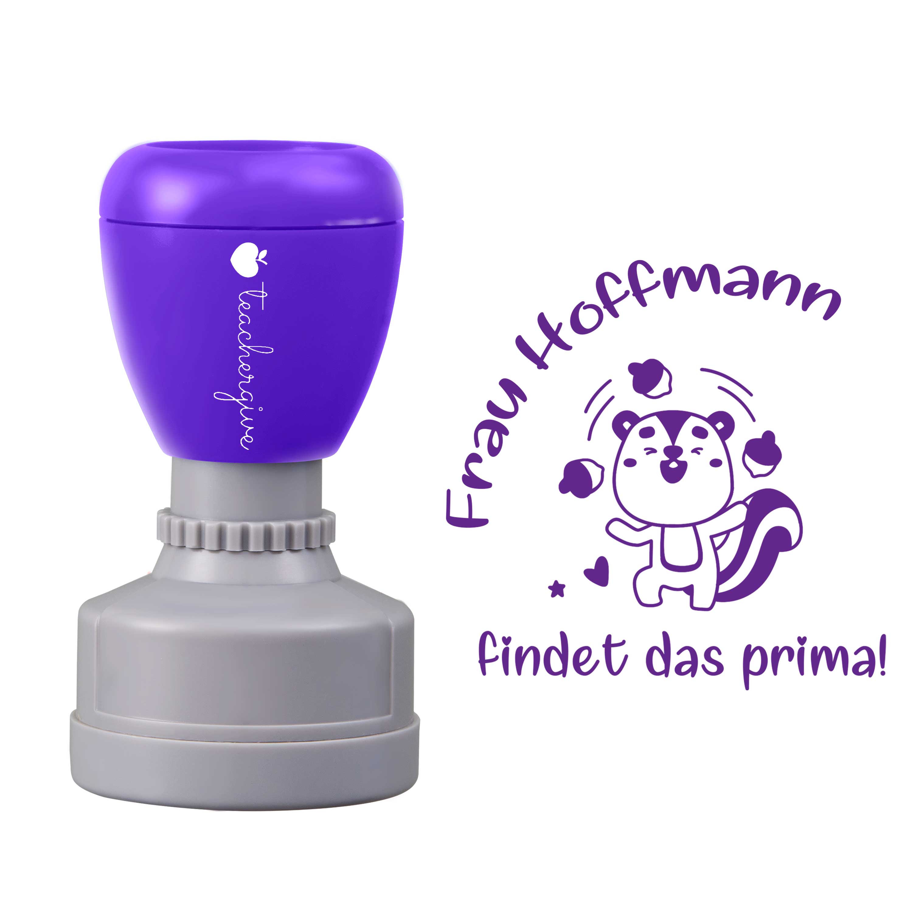 Personalisiert Findet Das Prima Lehrer Stempel