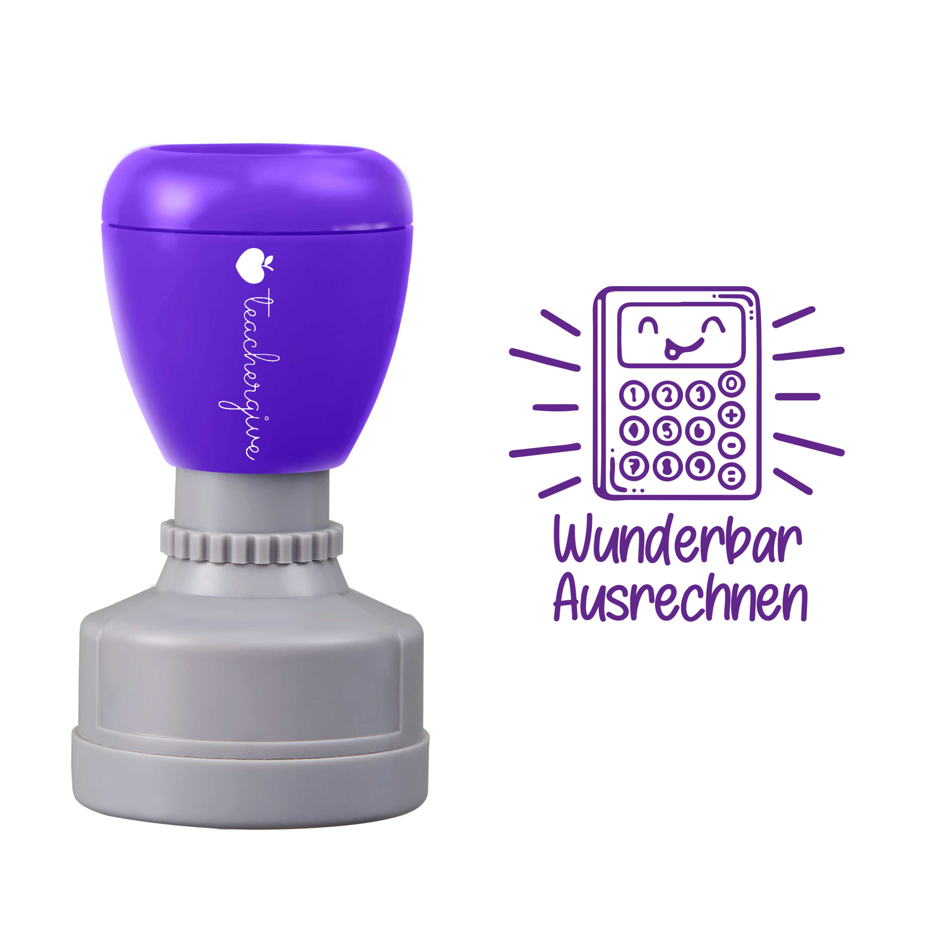 Wunderbar Ausrechnen Lehrer Stempel