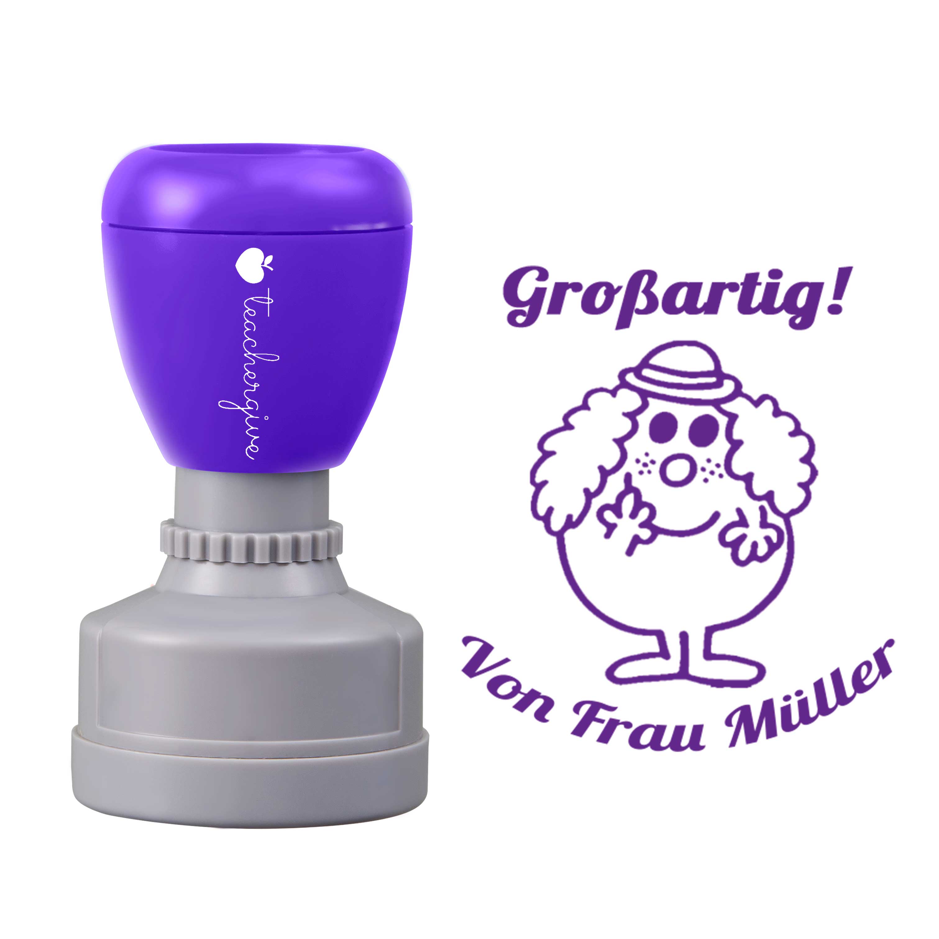 Personalisiert Name Großartig von Lehrer Stempel