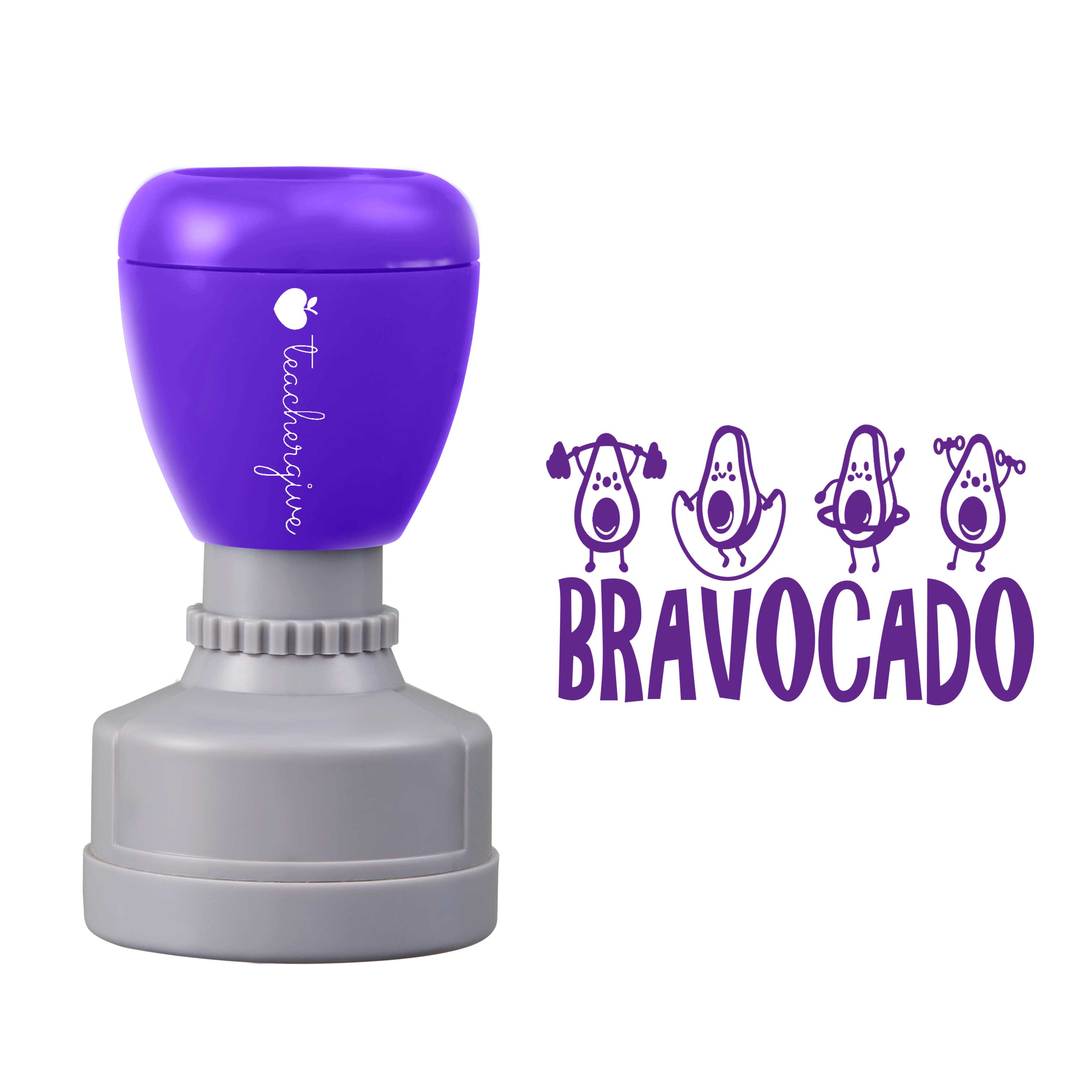 Bravo Bravocado Lehrer Stempel