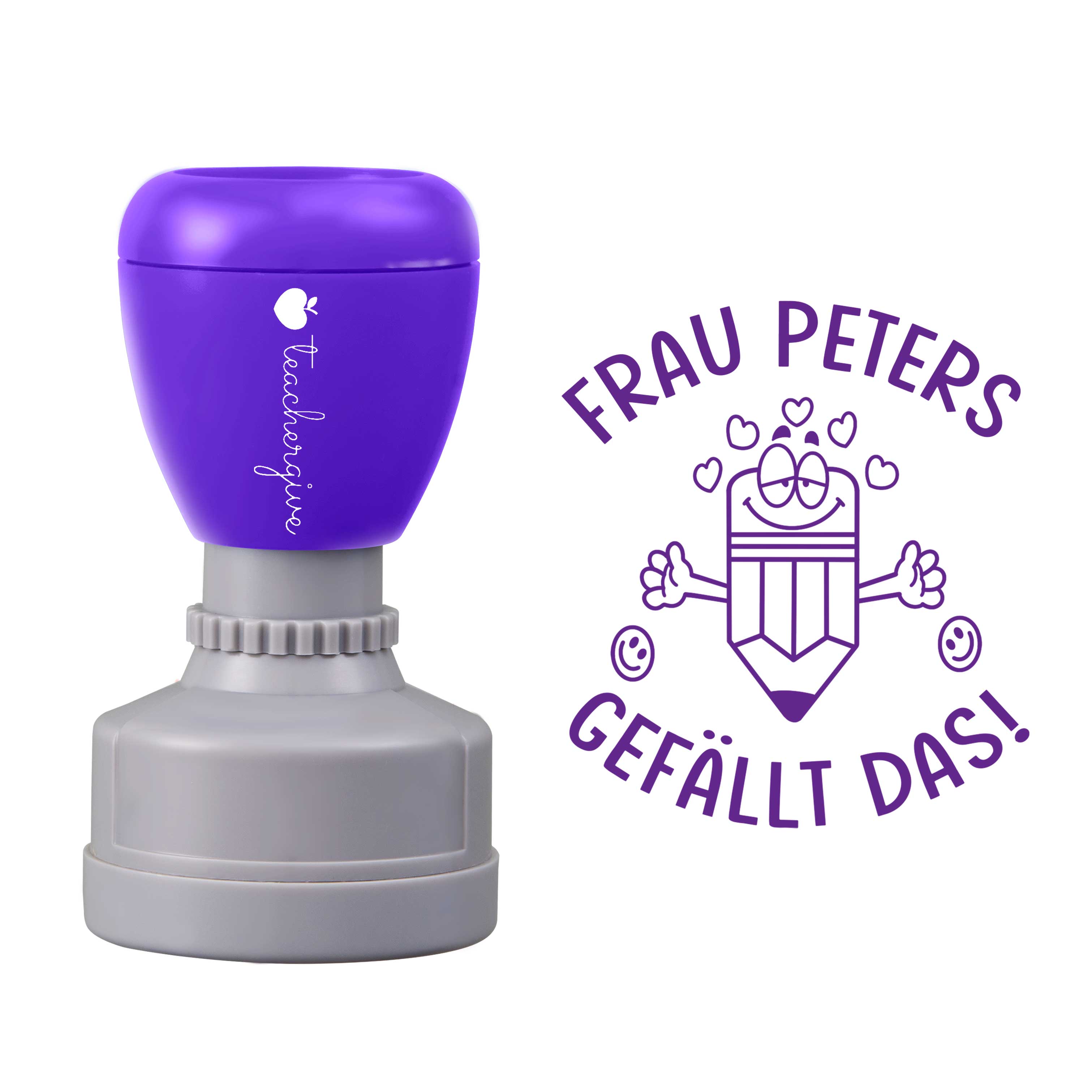 Personalisiert Gefällt Das Lehrer Stempel
