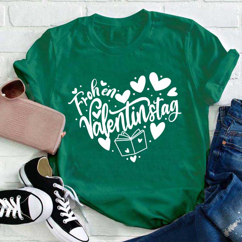 Frohen Valentinstag Lehrer T-Shirt
