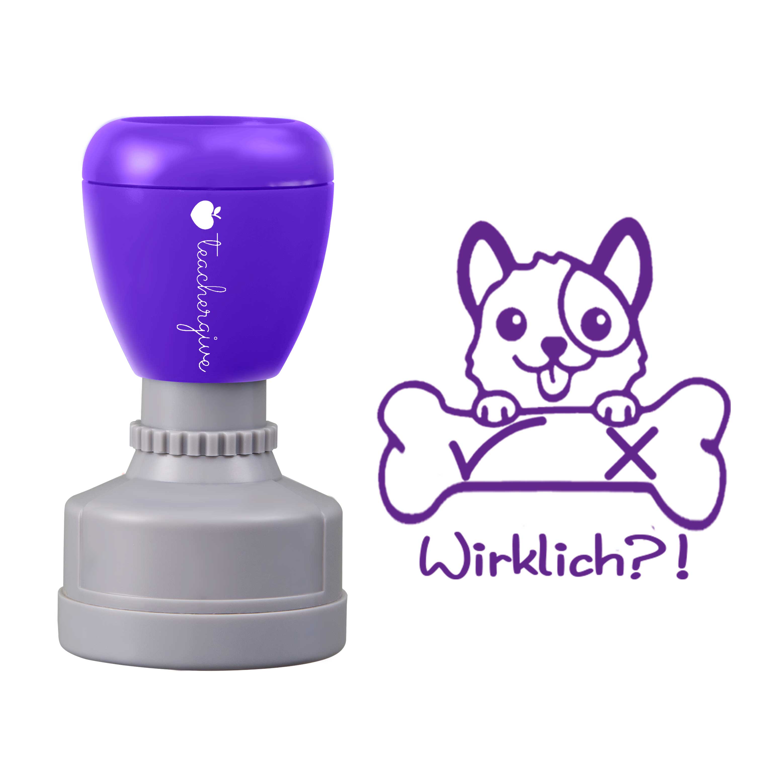 Wirklich?! Lehrer Stempel