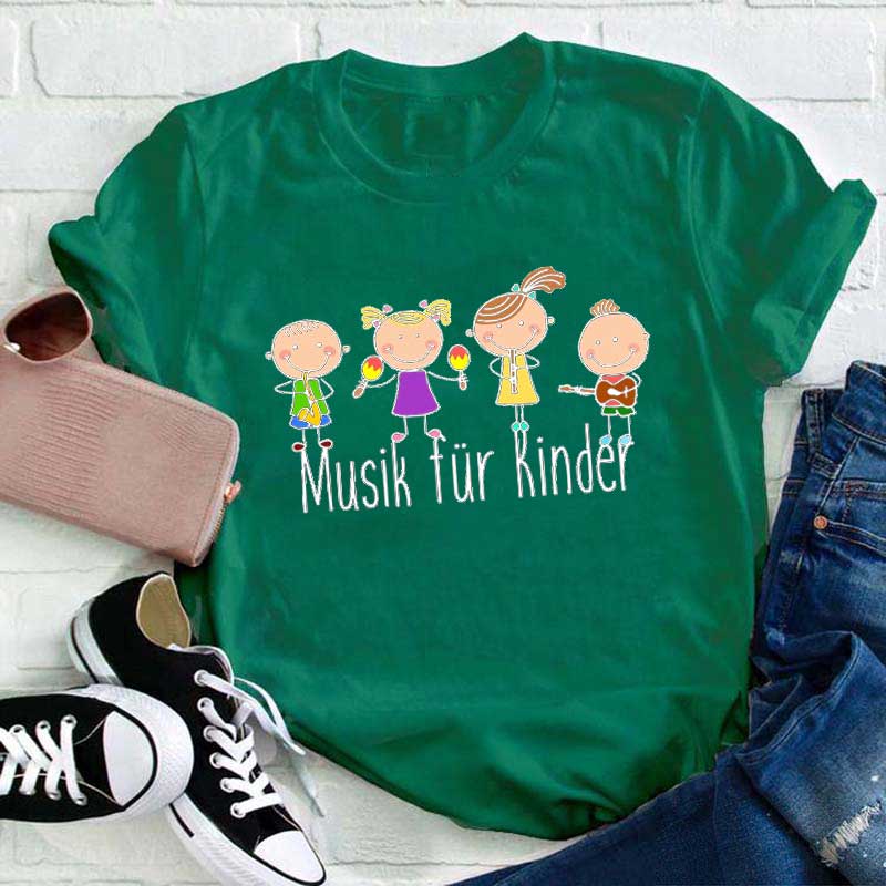Musik Für Kinder Lehrer T-Shirt