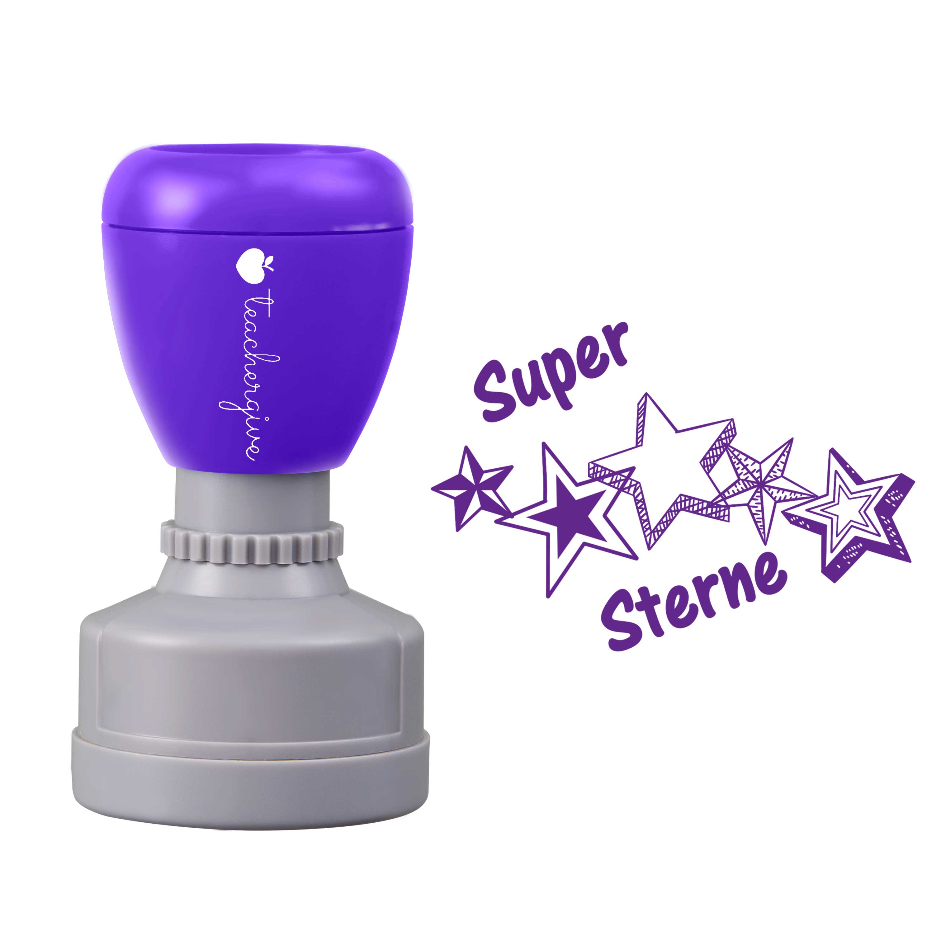 Super Sterne Lehrer Stempel