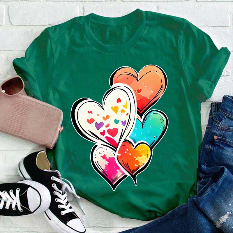 Liebe Ballons Lehrer T-Shirt
