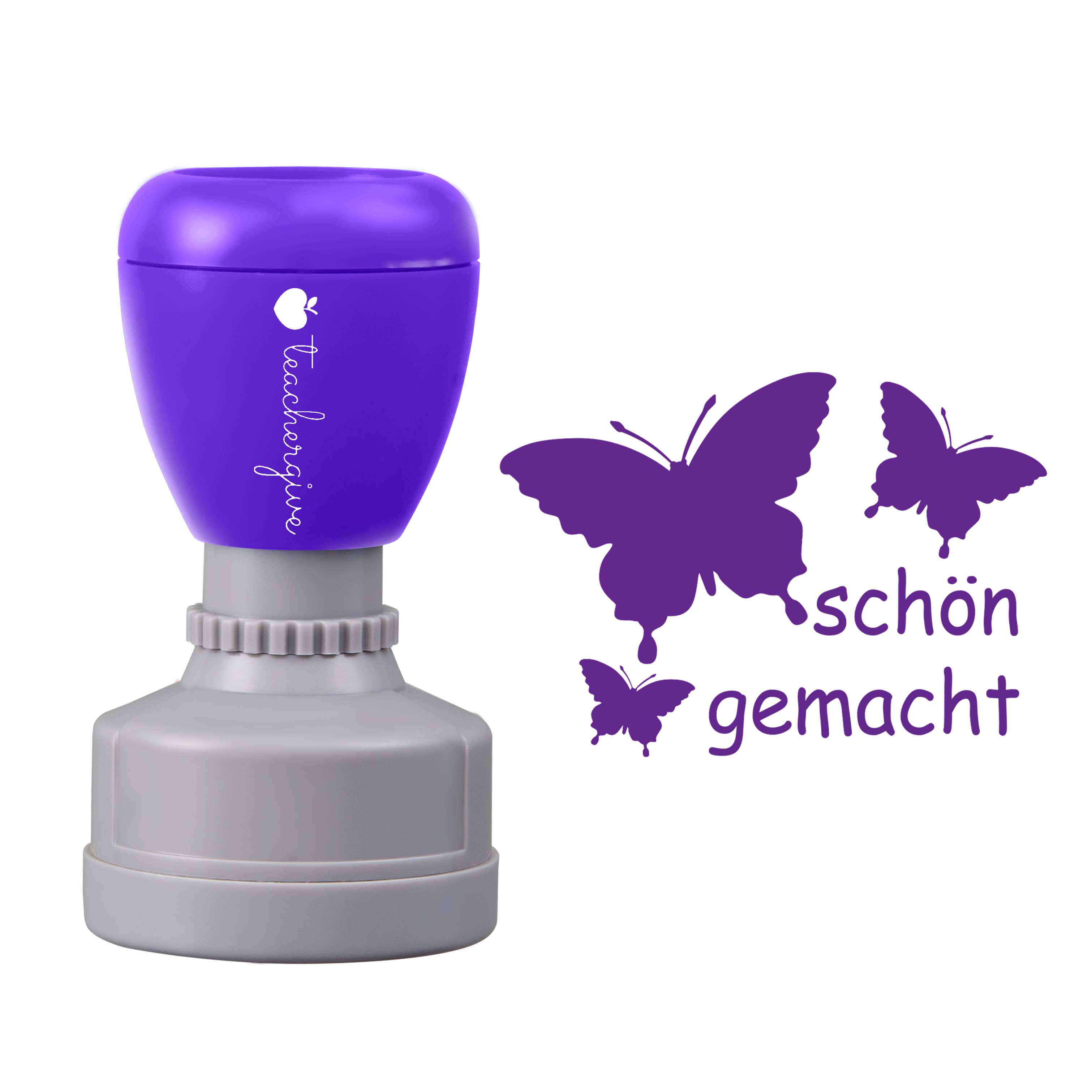 Schön gemacht Lehrer Stempel