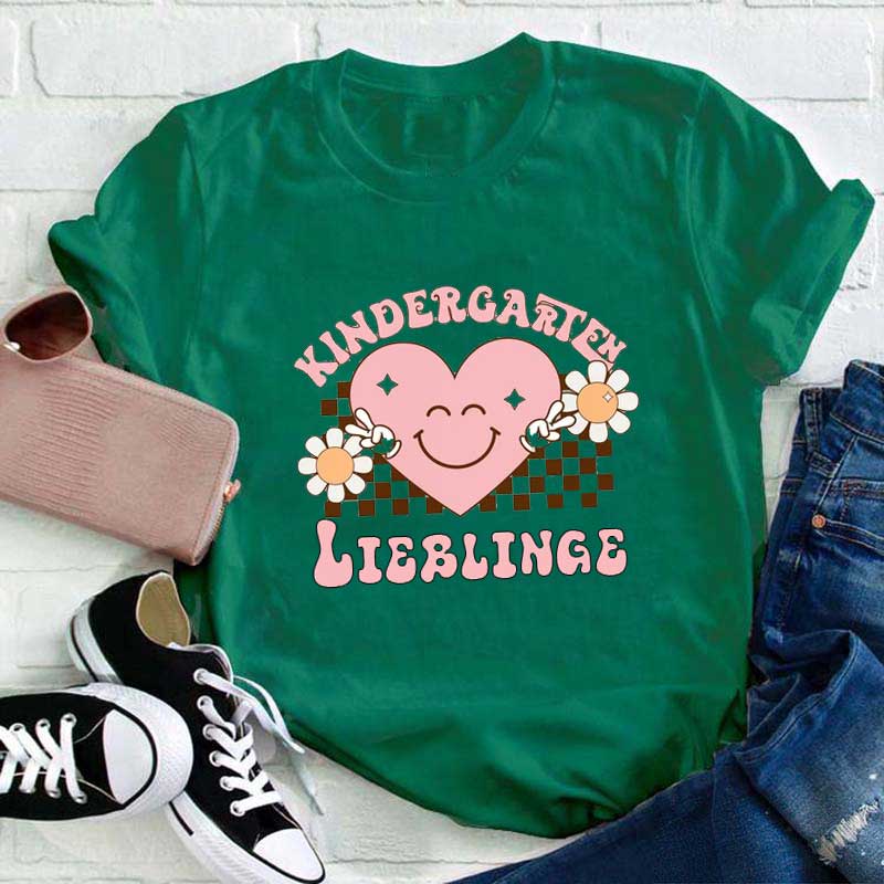 Kindergarten Lieblinge Lehrer T-Shirt