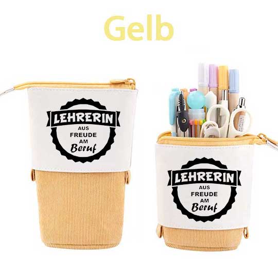 Lehrerin aus Freude am Beruf Federmäppchen Mäppchen