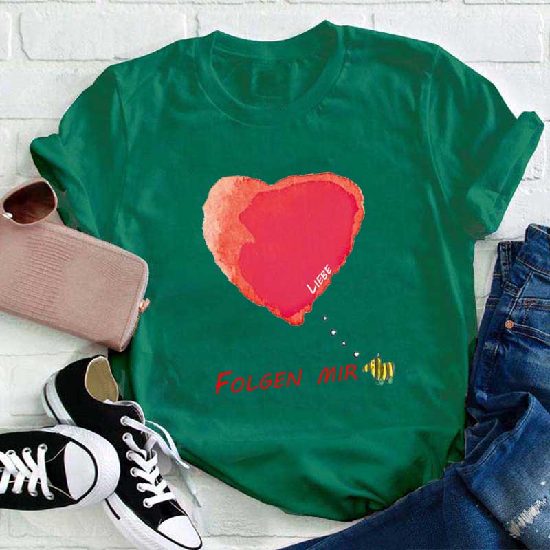 Folgen Mir Lehrer T-Shirt