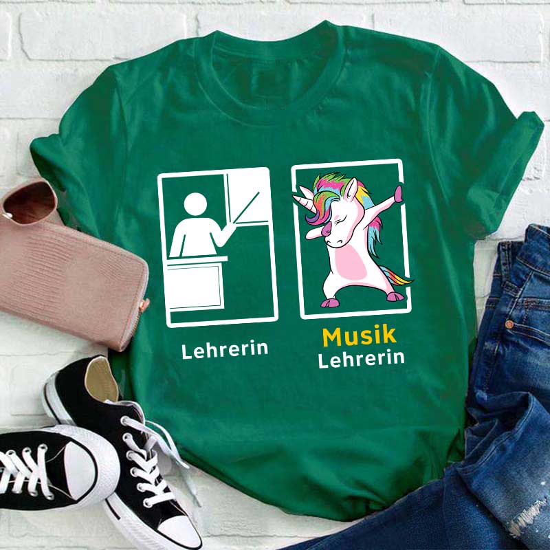Musik Lehrerin Lehrer T-Shirt