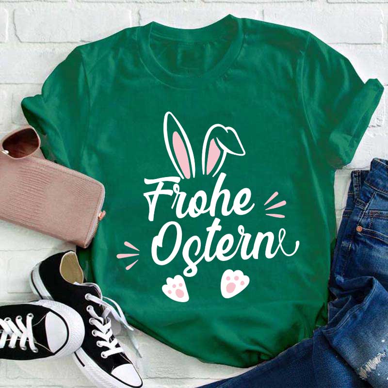 Frohe Ostern Lehrer T-Shirt