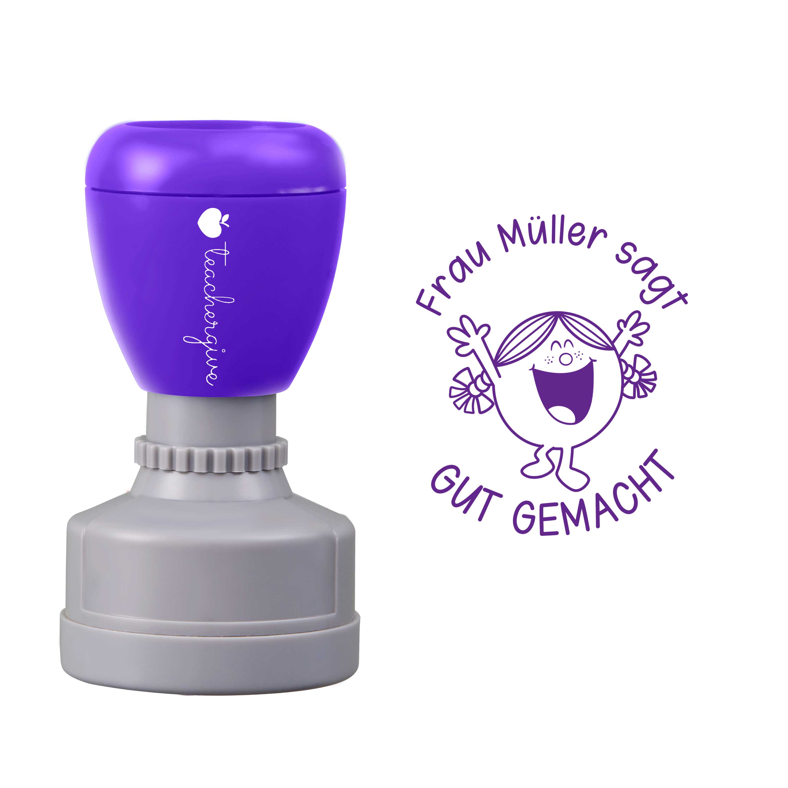 Personalisiert Name Gut Gemacht Lehrer Stempel