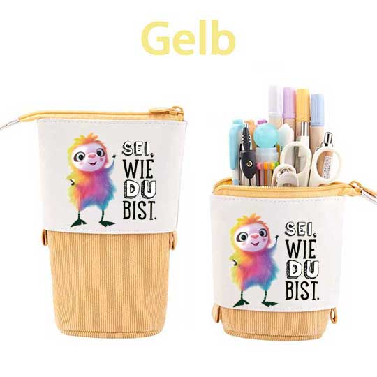 Flausch sei wie du bist Federmäppchen Mäppchen