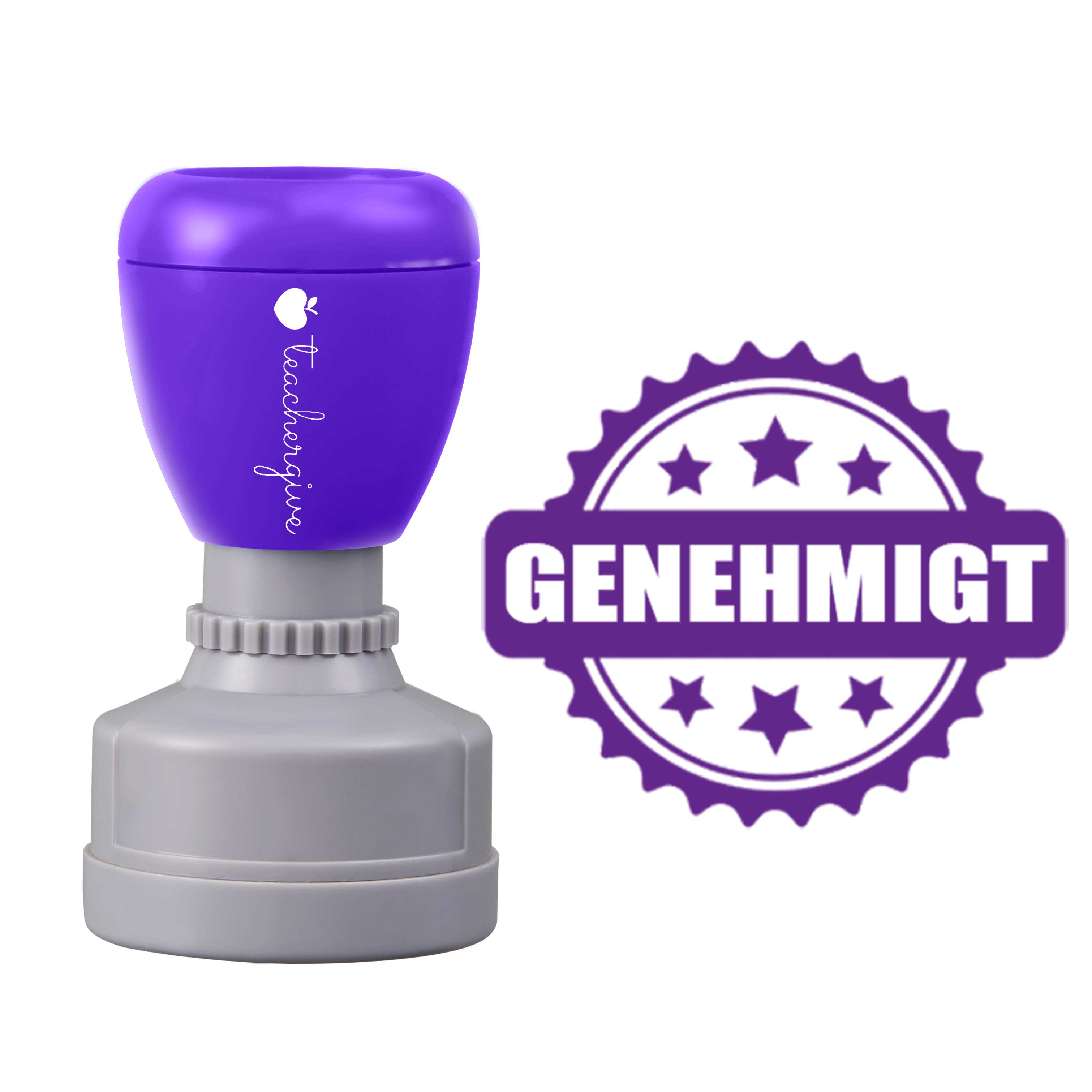 Genehmigt Lehrer Stempel