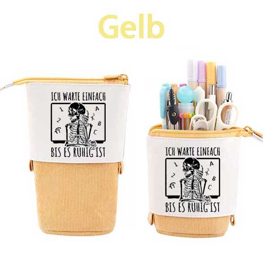 Ich warte einfach bis es ruhig ist Federmäppchen Mäppchen