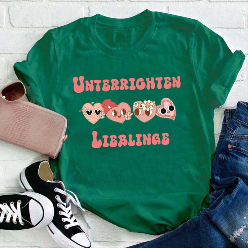 Unterrichten Lieblinge Lehrer T-Shirt